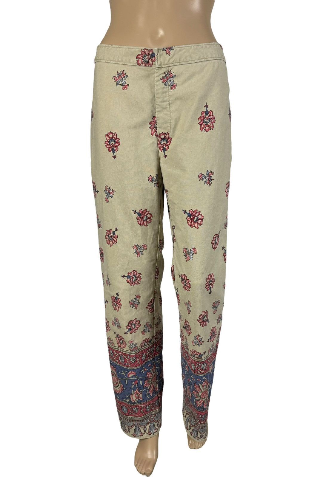 Polo Ralph Lauren × Vintage Polo Jeans Co. Ralph Lauren Vintage Pants Wide Leg Printed Size 34" / US 12 / IT 48 - 2 Thumbnail