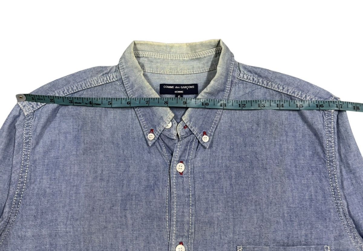 Comme des Garcons Homme Comme Des Garcons Homme Chambray 2 Tone Shirt Button Ups Size US S / EU 44-46 / 1 - 13 Thumbnail