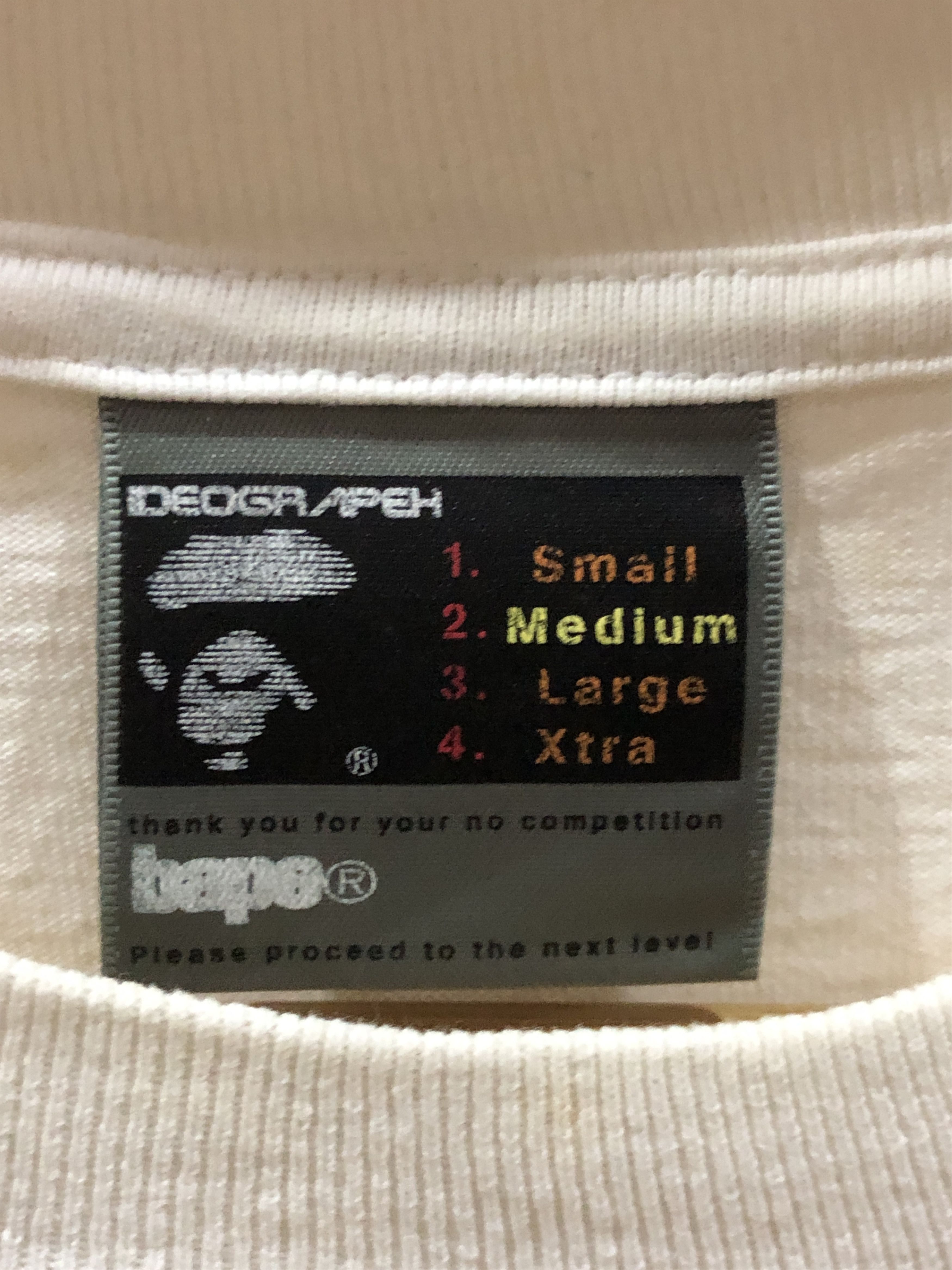 Bape OG 2001 A Bathing Ape Ape shall Never Kill ape L/s Shirts Size US M / EU 48-50 / 2 - 4 Thumbnail