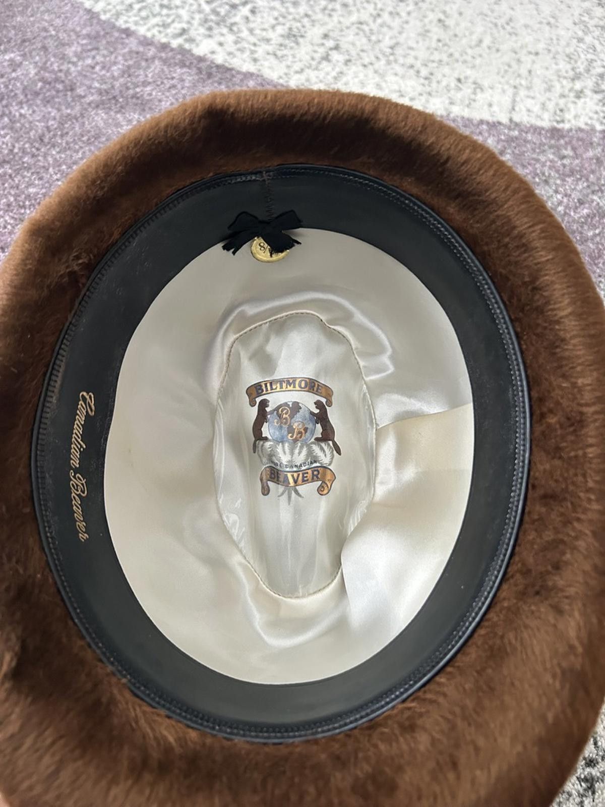 Unknown London Vintage Biltmore Pure Canadian Beaver Fedora Size ONE SIZE - 5 Thumbnail
