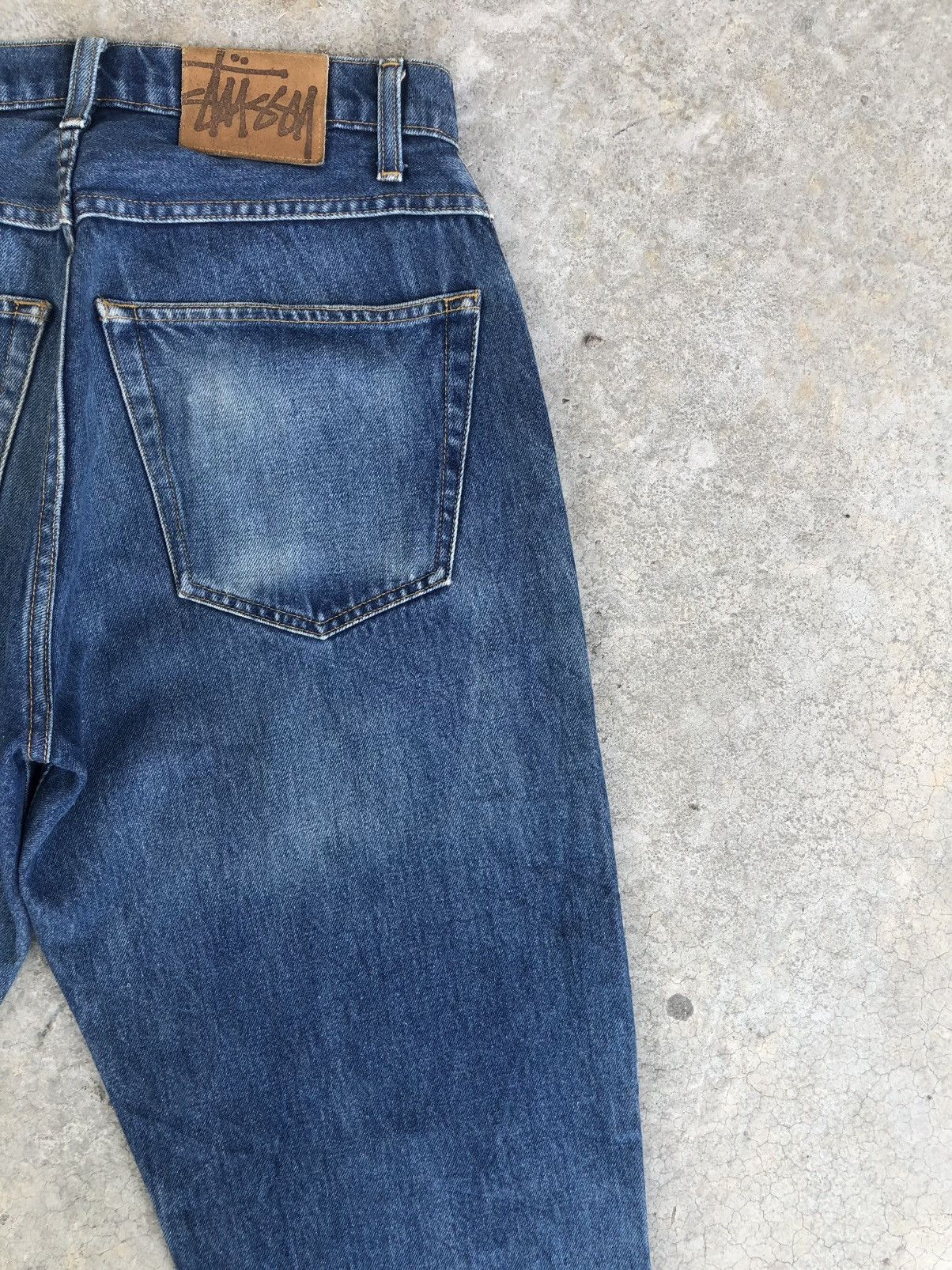 Stussy Stussy Baggy Jeans Distressed Jeans Size US 31 - 10 Thumbnail