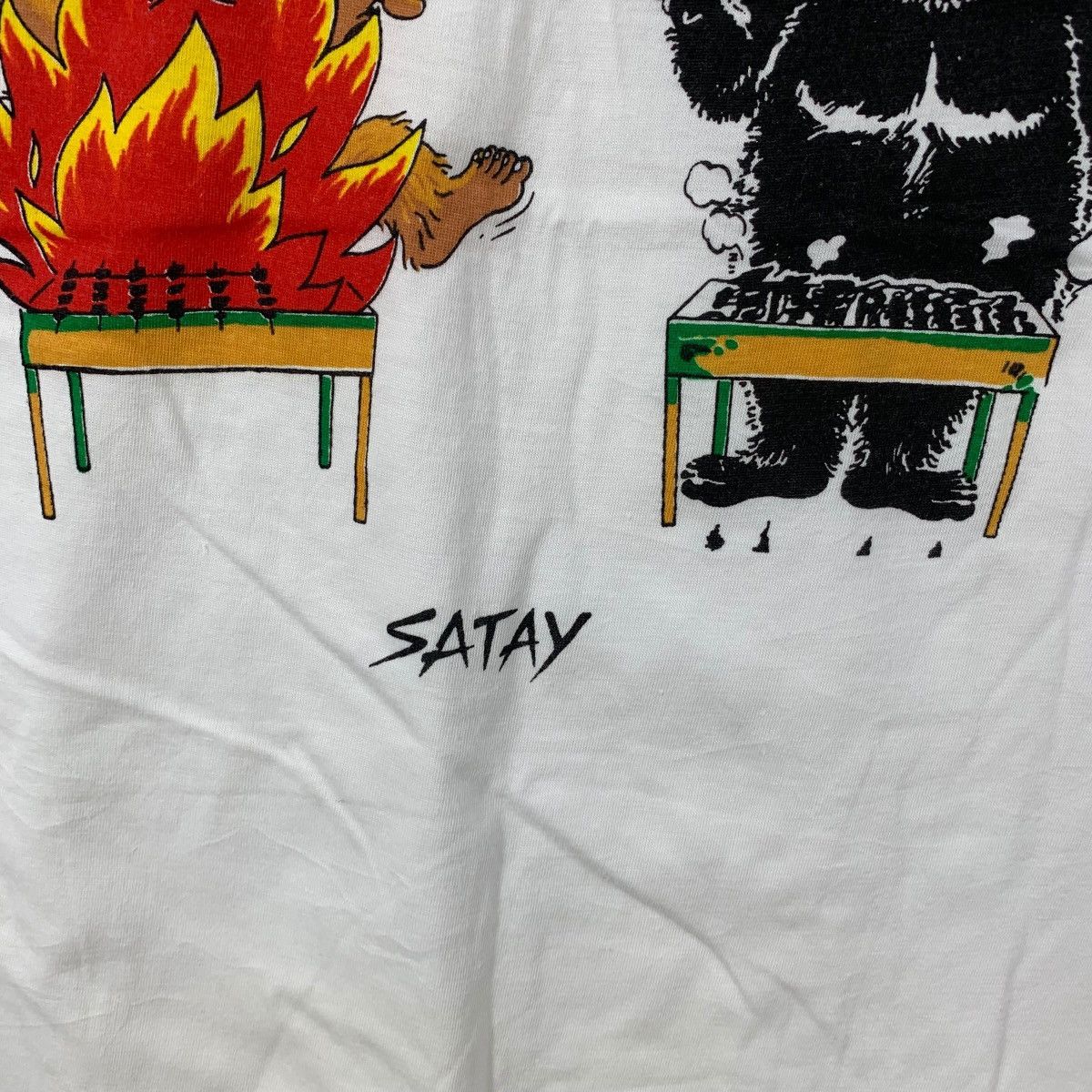 Vintage Vintage MALAYSIA TRADITIONAL SATAY Orang Hutan Tee Shirt Size M / US 6-8 / IT 42-44 - 7 Thumbnail
