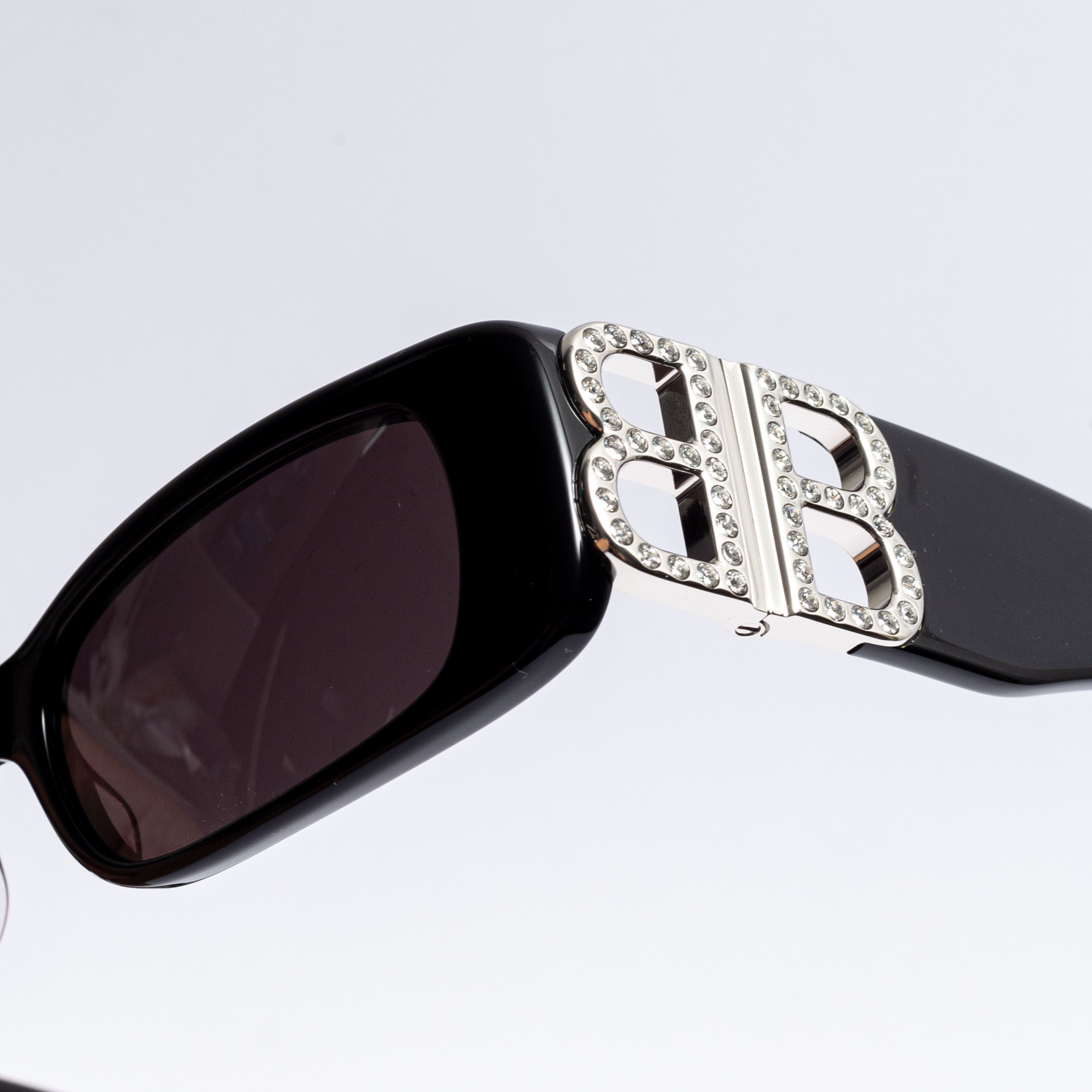 Balenciaga BALENCIAGA BB0096S 017 Sunglasses BLACK/SILVER Size ONE SIZE - 9 Thumbnail