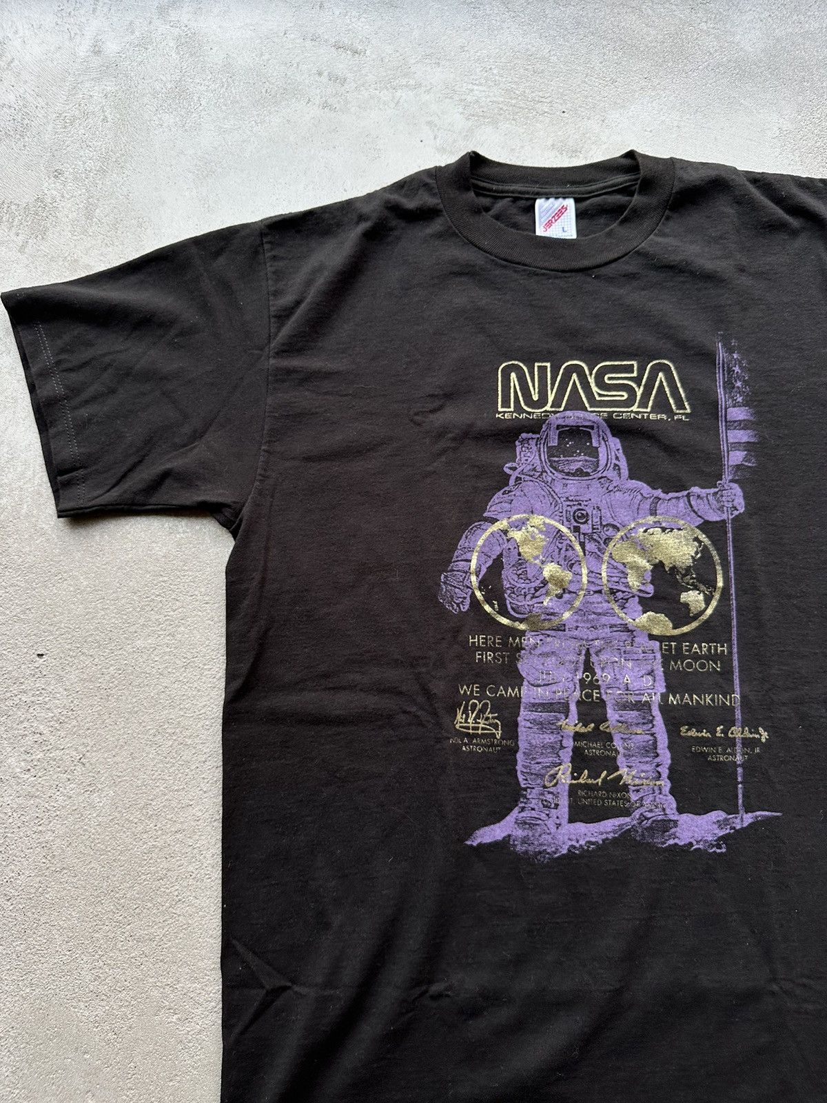 90’s NASA Kennedy Space Center Moon Landing Movie Tee