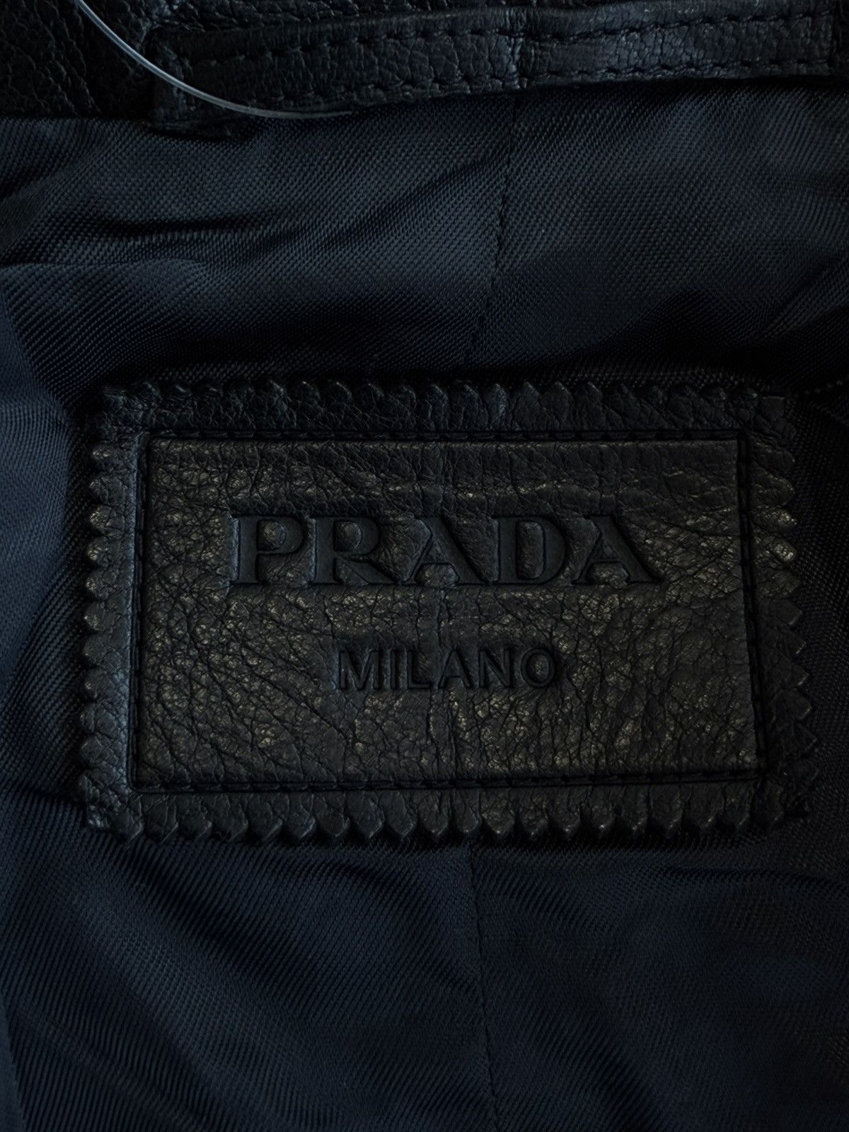 Prada F/W17 Prada - Nappa Leather Biker Jacket Size M / US 6-8 / IT 42-44 - 9 Thumbnail
