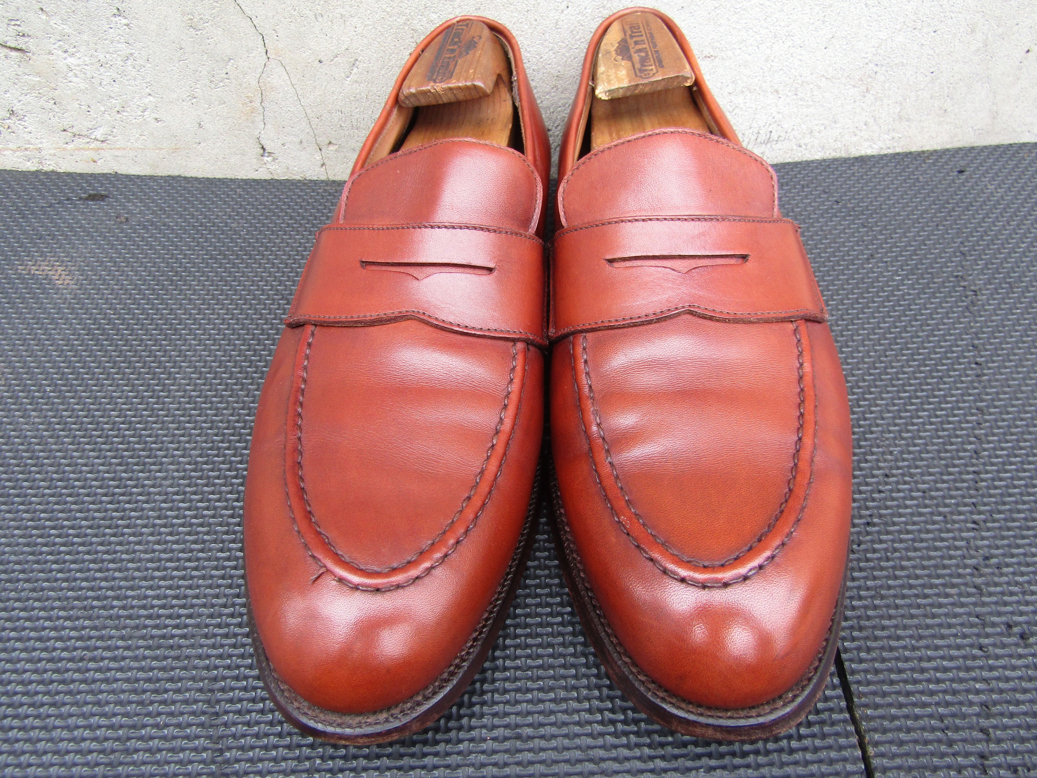 Crockett & Jones Crockett & Jones EATON Boston Brown Leather Penny Loafers Size US 9.5 / EU 42-43 - 6 Thumbnail