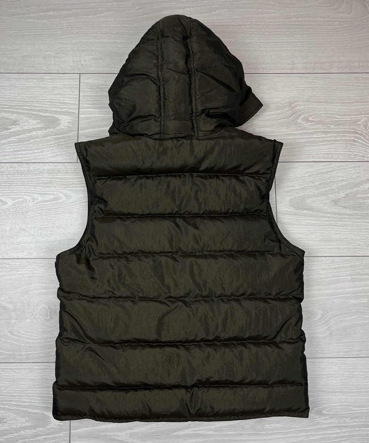 Dolce & Gabbana Dolce&Gabbana Brown Nylon Hooded Puffer Down Vest Jacket Size US M / EU 48-50 / 2 - 16 Thumbnail