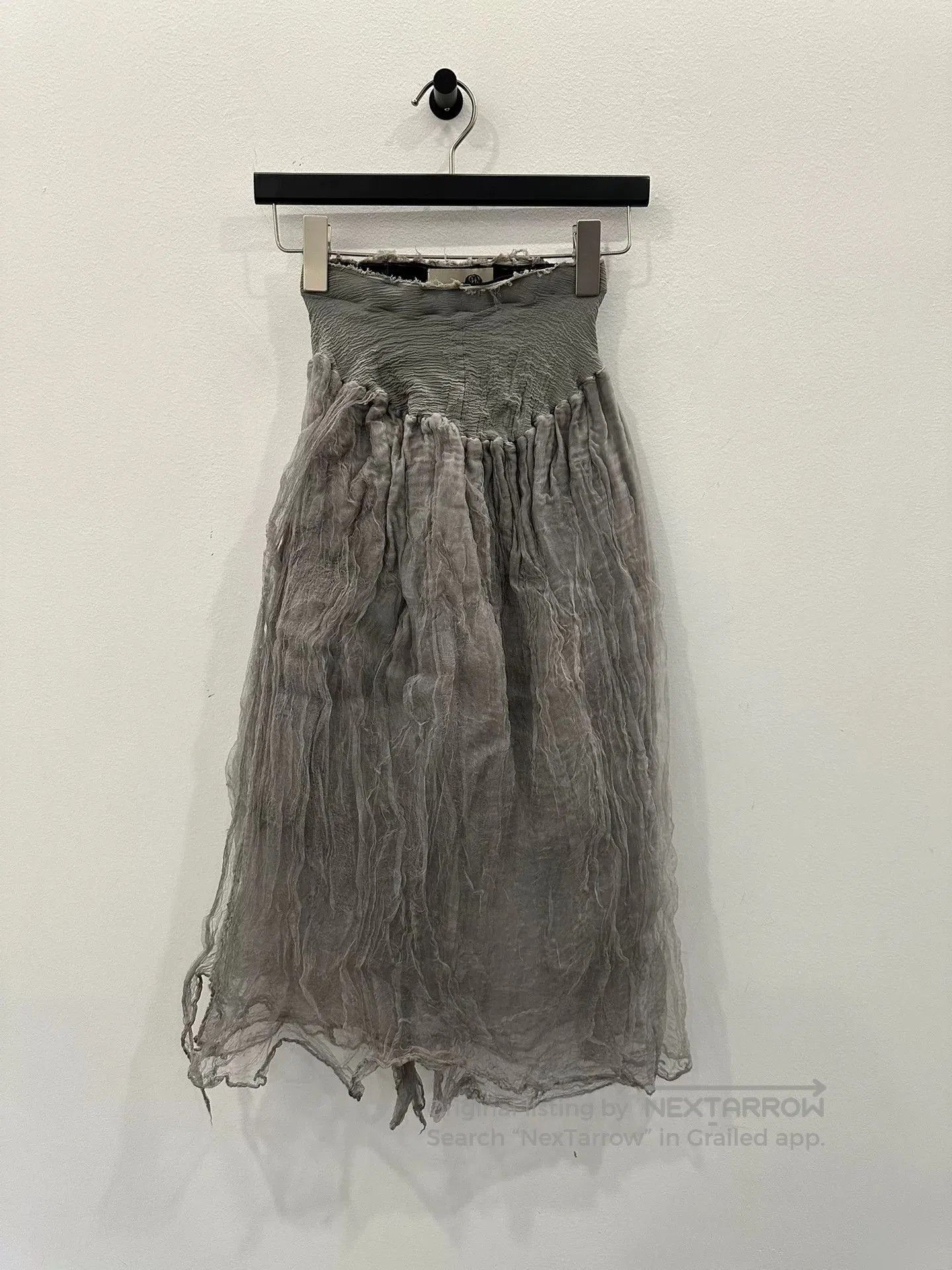 Marc Le Bihan Nude Silk Women’s Skirt