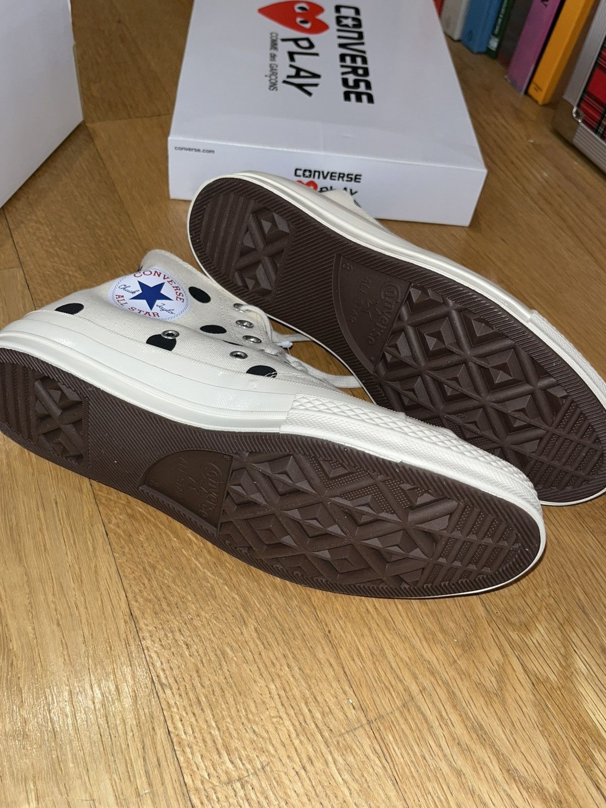 Comme des Garcons PLAY × Converse Comme des garcons Play x Converse Chuck 70 polka dot Size US 8 / EU 41 - 5 Thumbnail