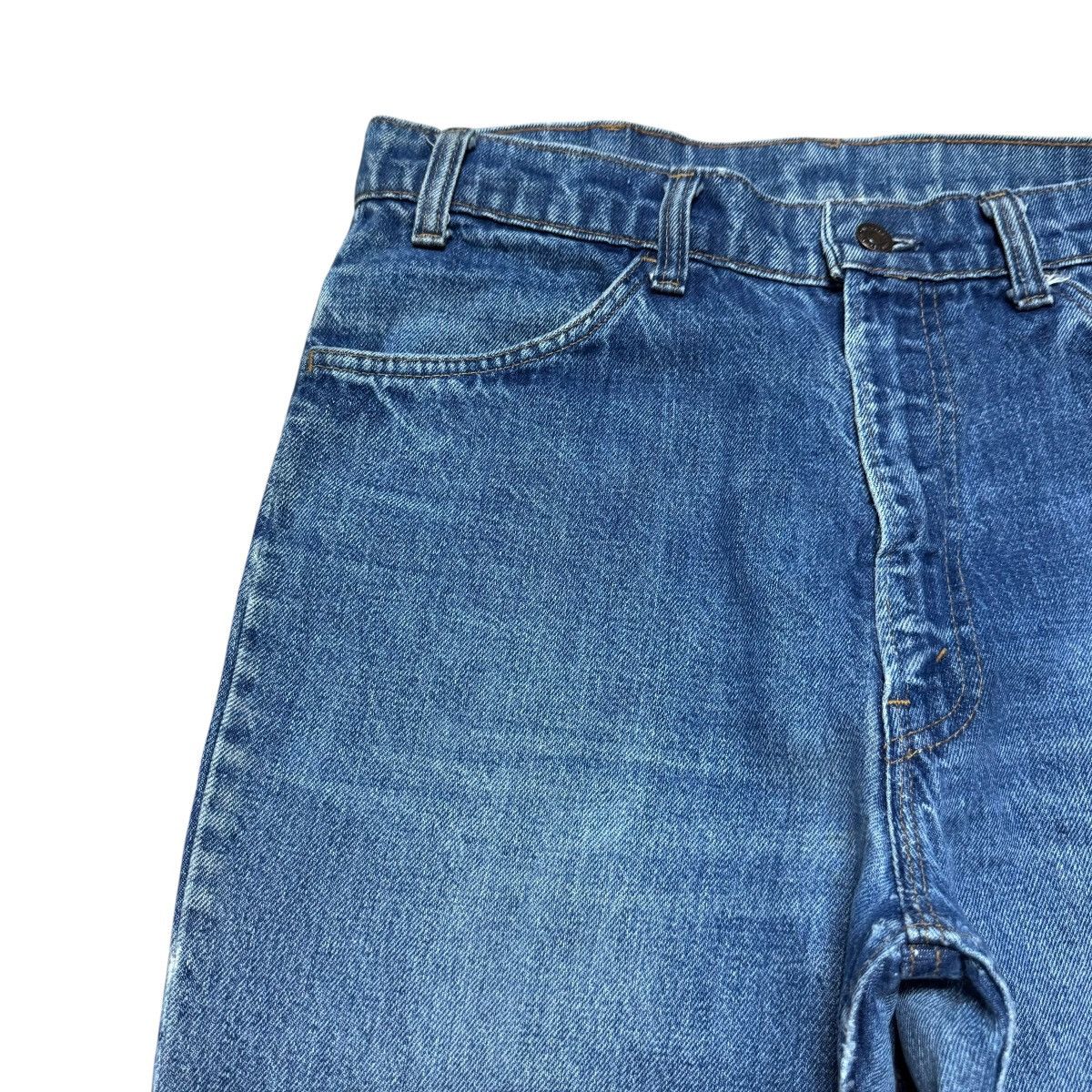 Levi's Vintage 80s Levis 646 Bell Bottom Jeans #8 Orangetab Size US 33 - 4 Thumbnail