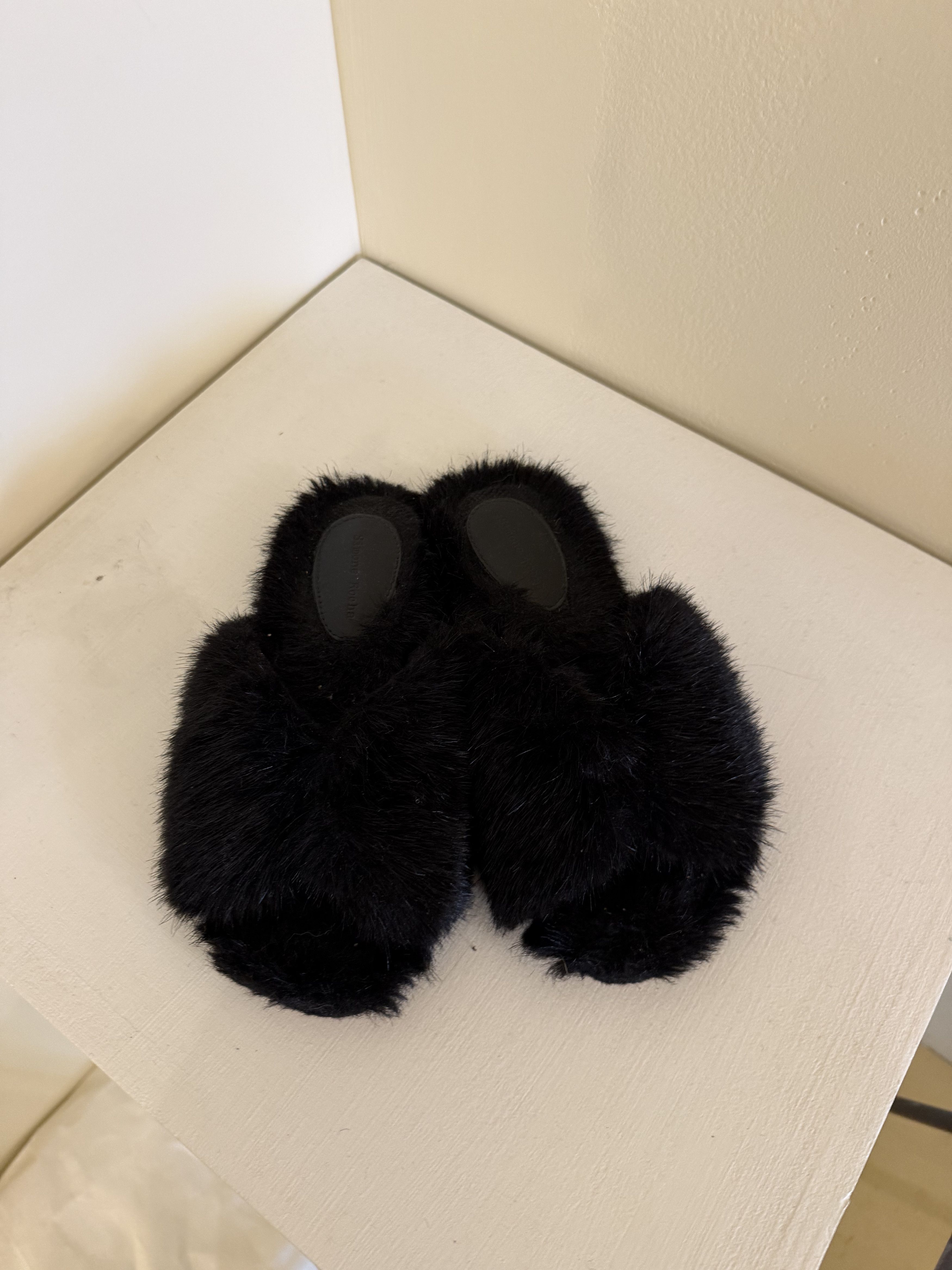 Simone Rocha simone rocha faux fur platform slides Size US 7 / IT 37 - 1 Thumbnail