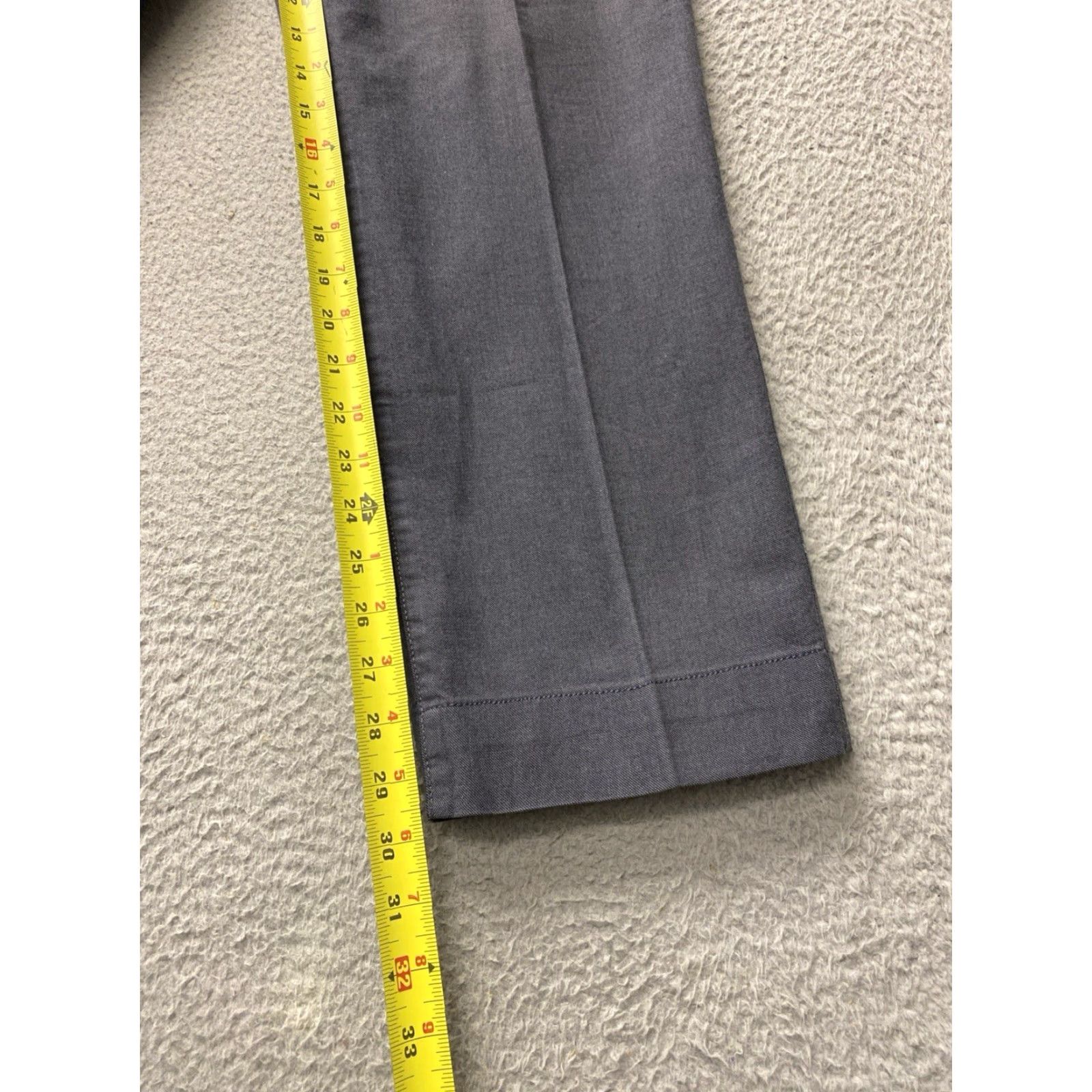 Banana Republic Banana Republic Men Chino Pants 32x30 Regular Gray Cotton Casual/0083 Mens Size US 32 / EU 48 - 5 Thumbnail