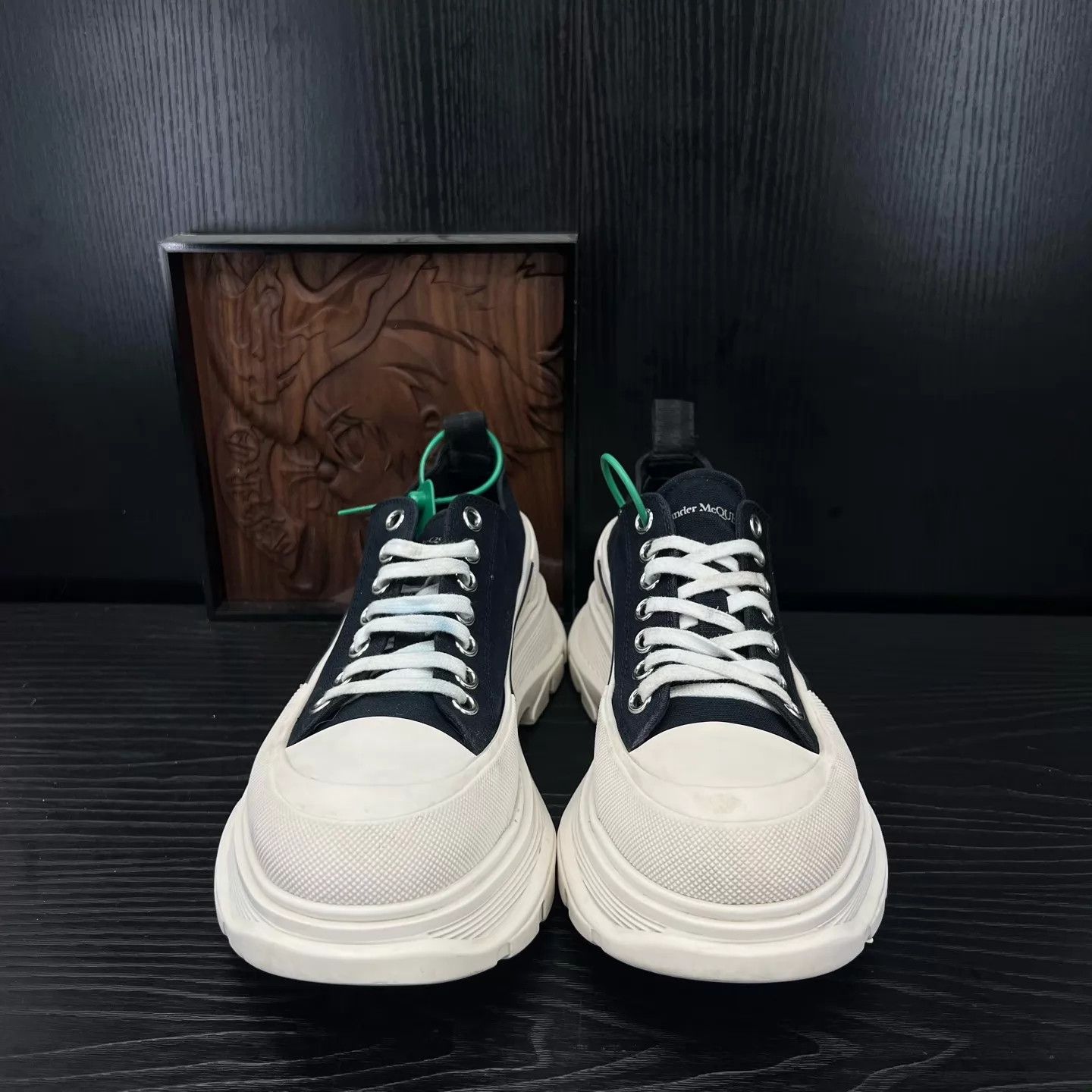 Alexander McQueen McQueen Black & White Martin Boots 41.5 Like New Size US 8.5 / EU 41-42 - 5 Thumbnail