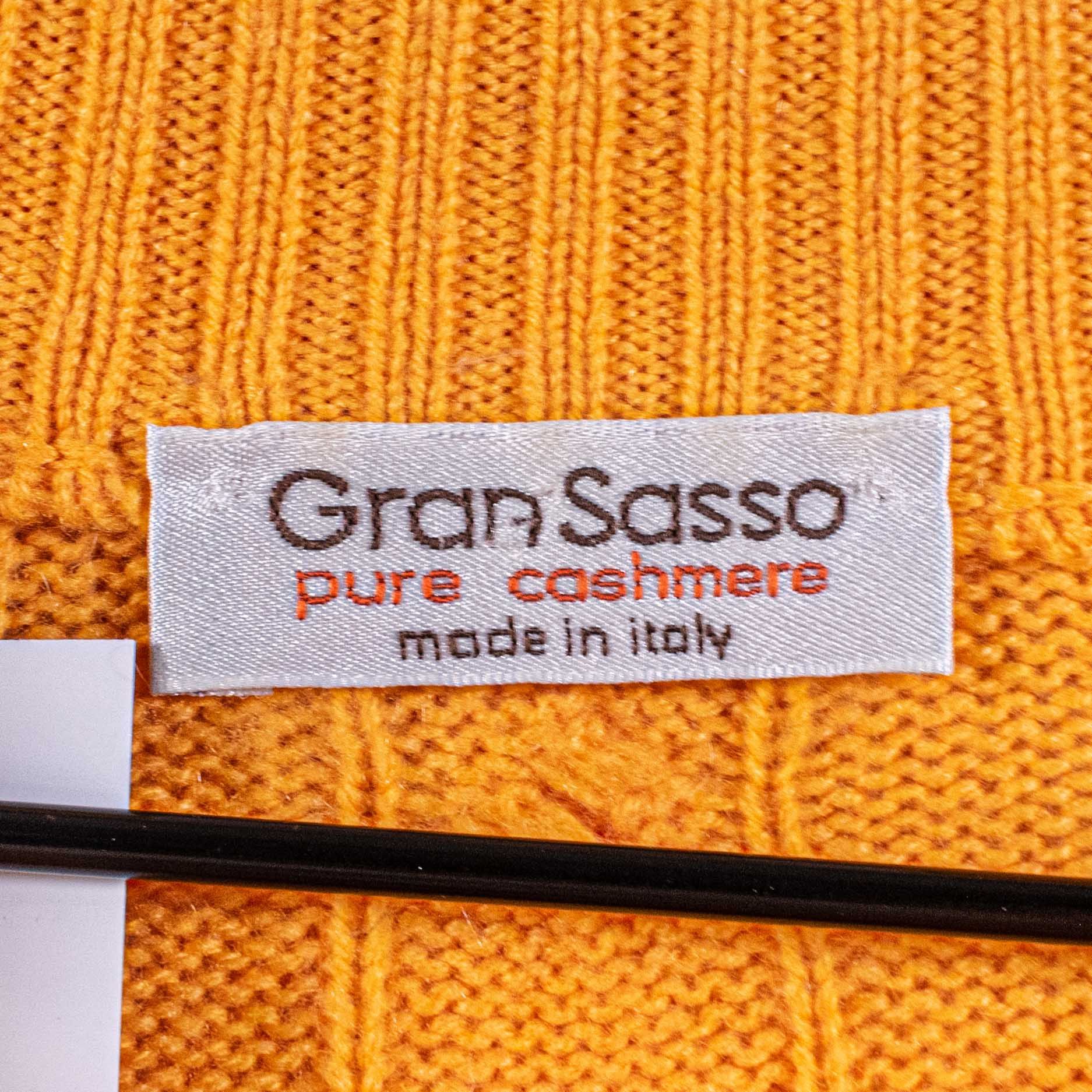 Gran Sasso Gran Sasso Pure Cashmere Cable Knit Collared Sweater Italy Size US L / EU 52-54 / 3 - 6 Thumbnail