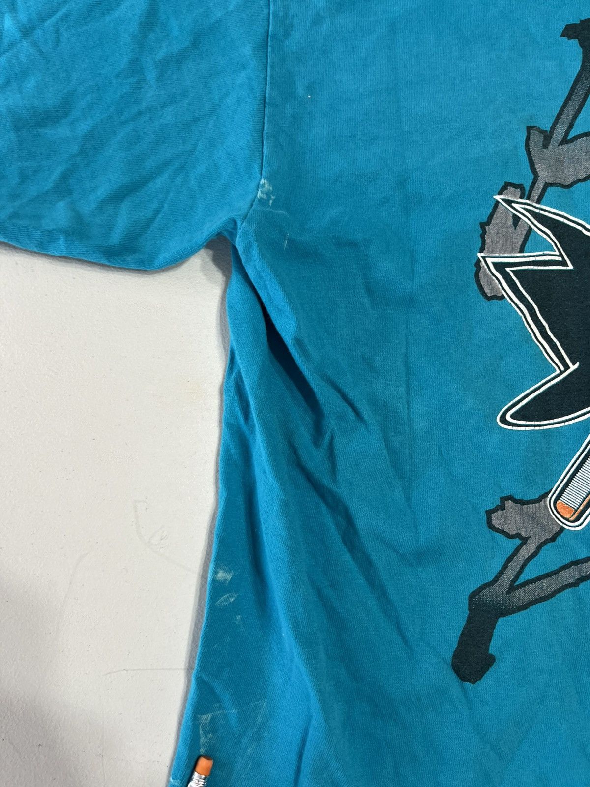 NHL × Vintage Vintage 90s San Jose sharks shirt Size US XL / EU 56 / 4 - 5 Thumbnail
