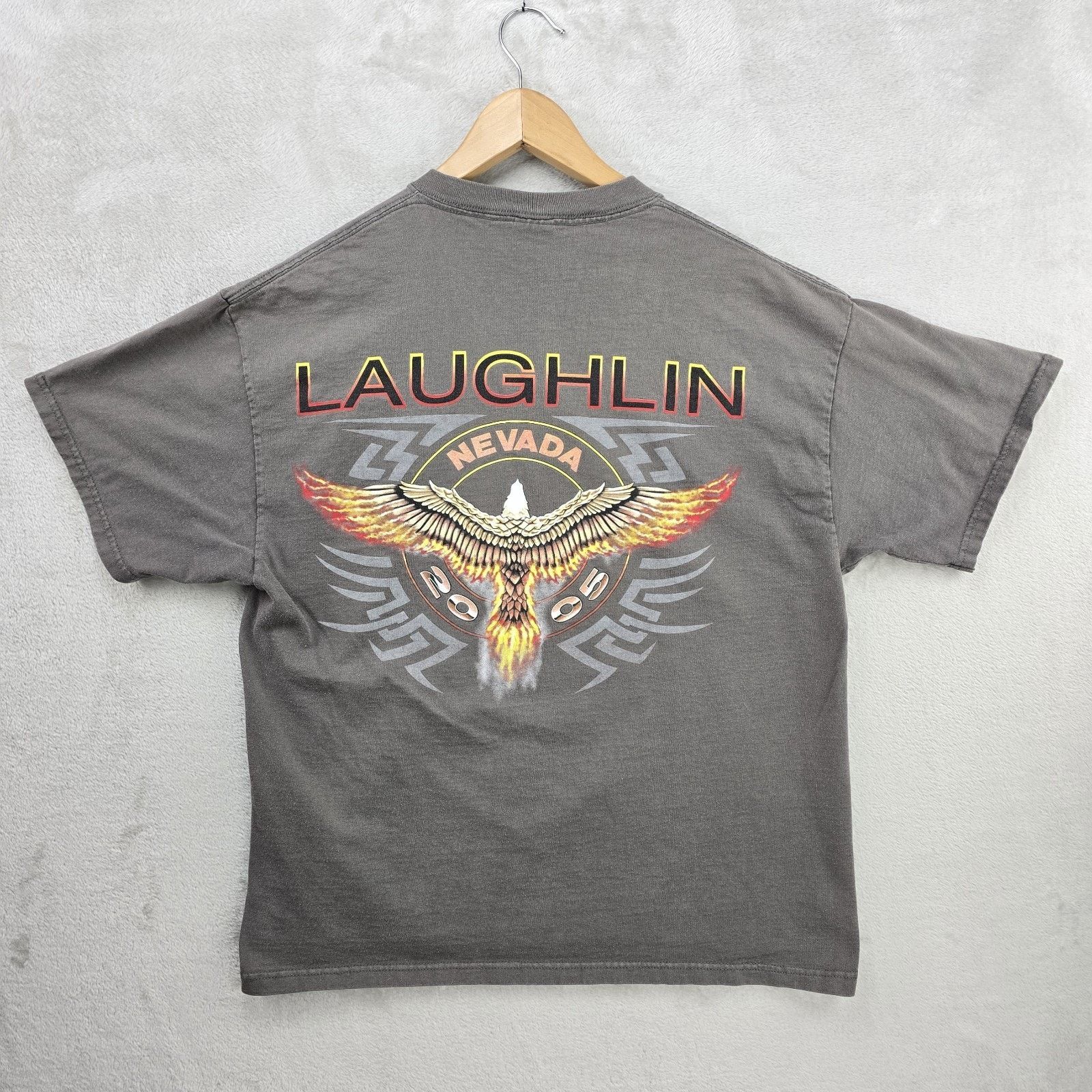 Delta Vintage Laughlin Nevada Shirt Large Y2K Eagle Harley Aztec Size US L / EU 52-54 / 3 - 6 Thumbnail