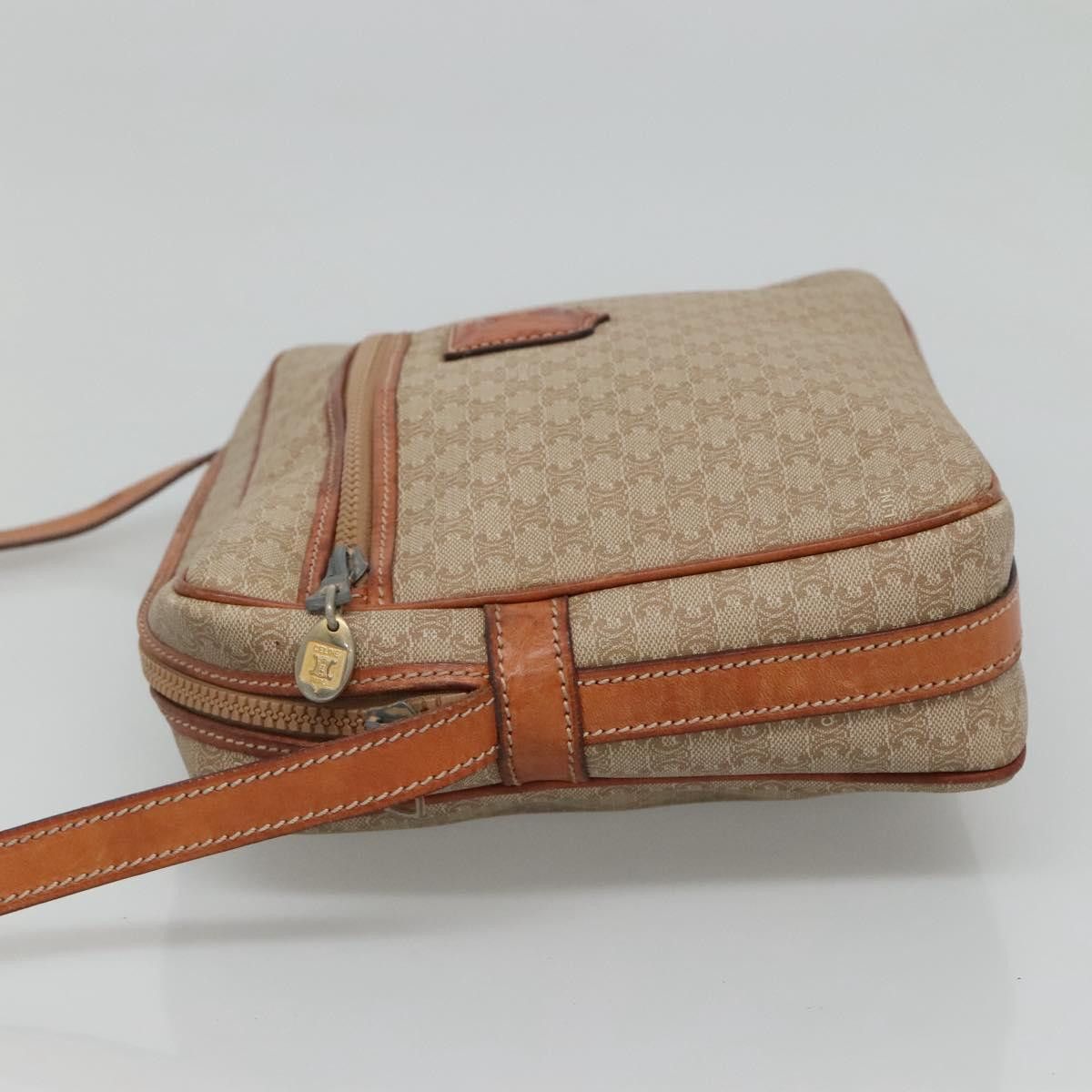 Celine CELINE Macadam Canvas Shoulder Bag Pvc Beige Gold Size ONE SIZE - 5 Thumbnail