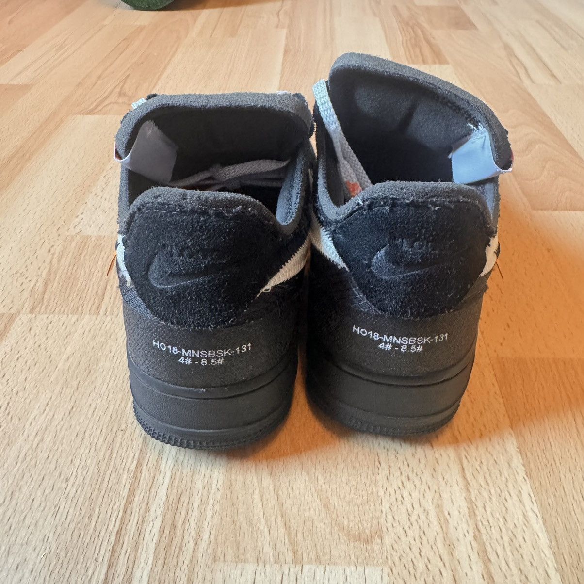 Nike × Off-White Nike x Off White AF1 black Size US 7.5 / EU 40-41 - 4 Thumbnail