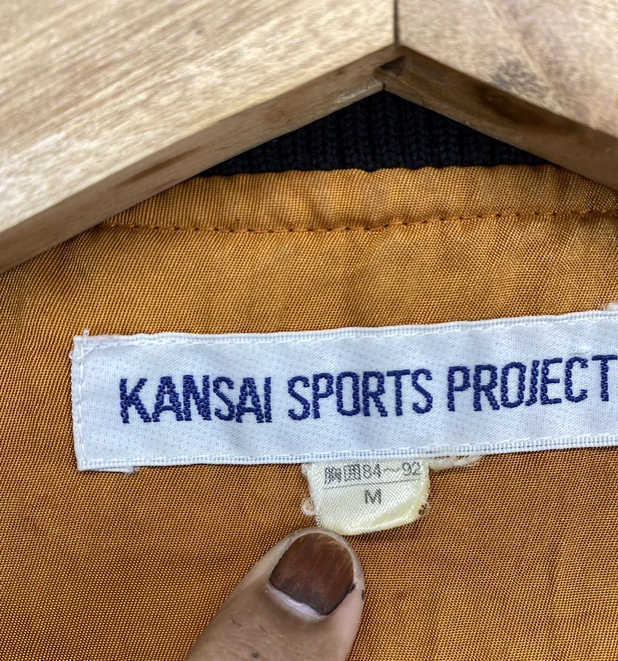 Kansai Yamamoto Vintage Kansai Yamamoto Sports Project Bomber Varsity Jacket Size US M / EU 48-50 / 2 - 10 Thumbnail