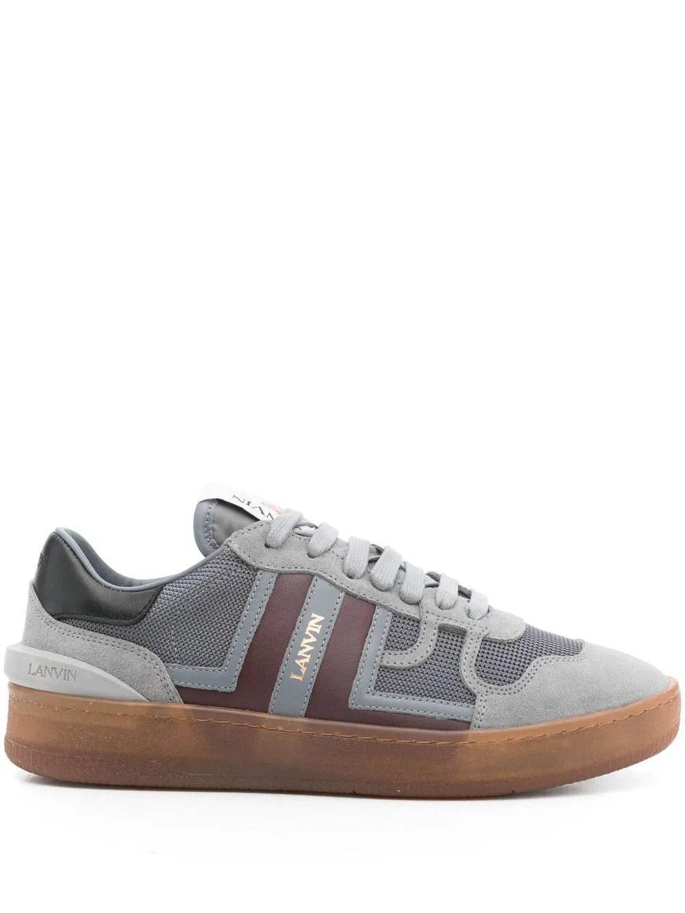 Lanvin oc11z0526 Clay Sneakers in Grey/Brown Size US 10.5 / EU 43-44 - 1 Thumbnail