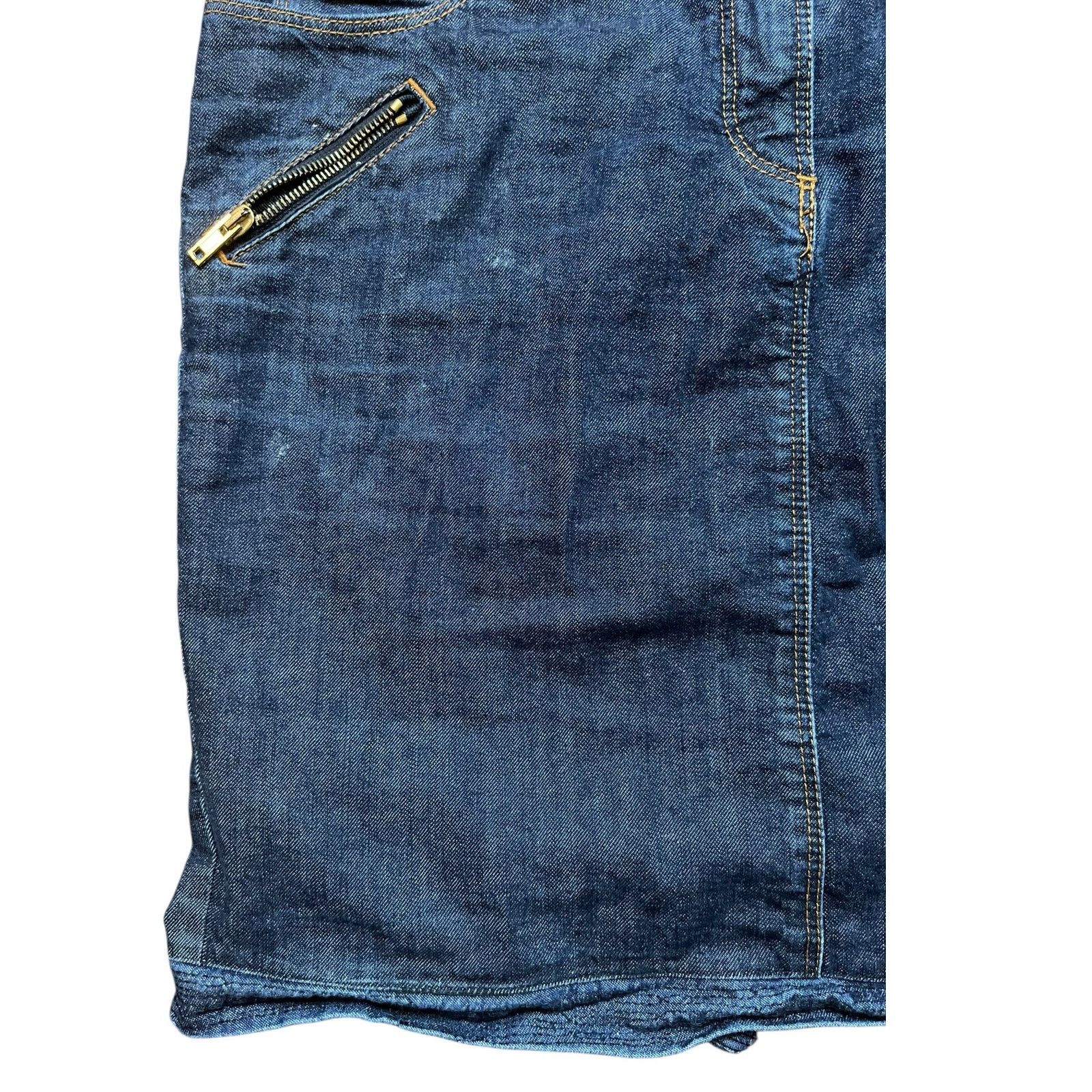 Moschino Love Moschino Denim Mini Skirt Stretch Skirt Sz L 36" Waist Size 36" / US 14 / IT 50 - 8 Thumbnail