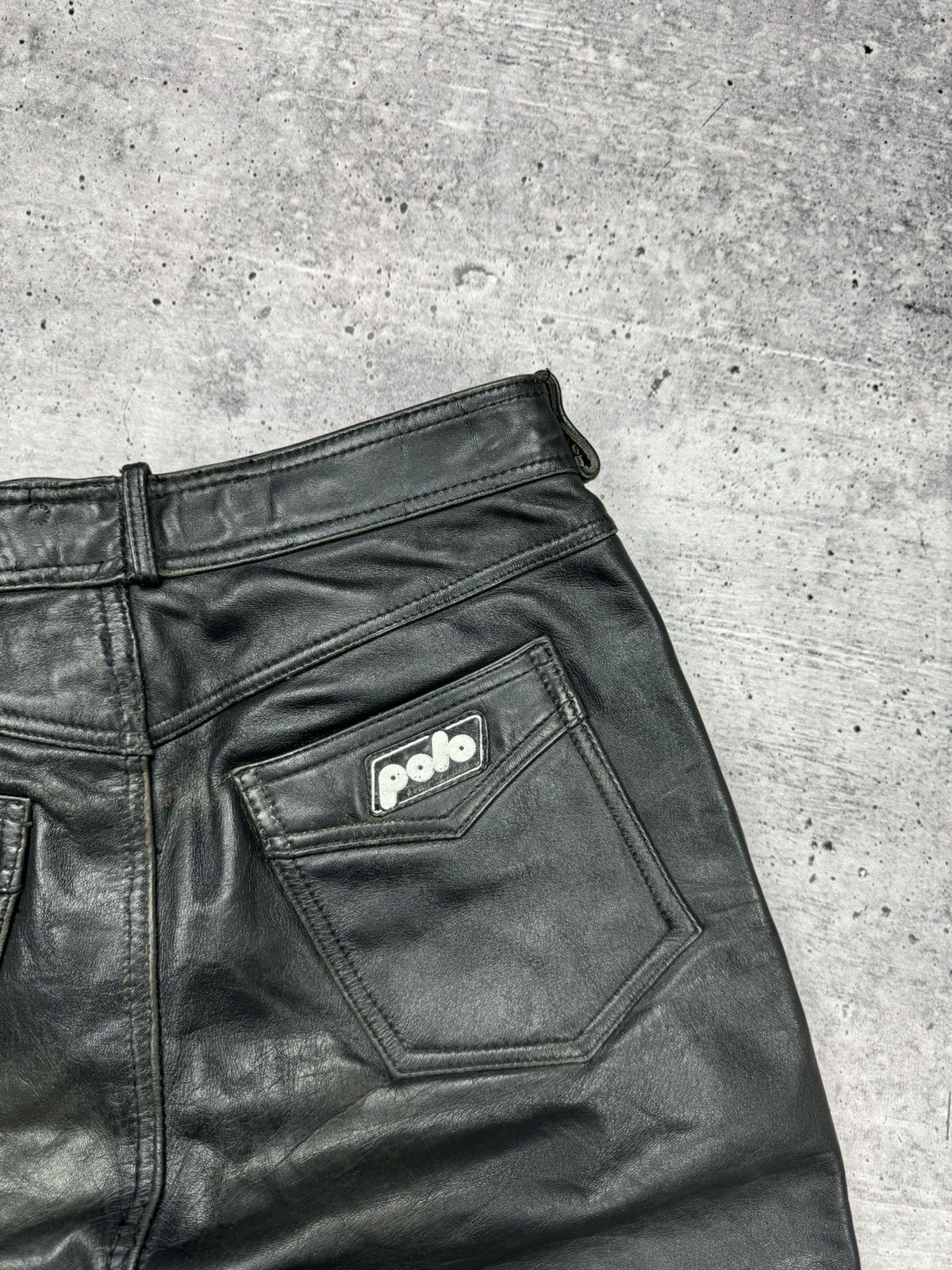 Genuine Leather × Vintage Vintage 90’s Y2K Style Casual Cowboy Genuine Leather Pants Size US 30 / EU 46 - 22 Thumbnail