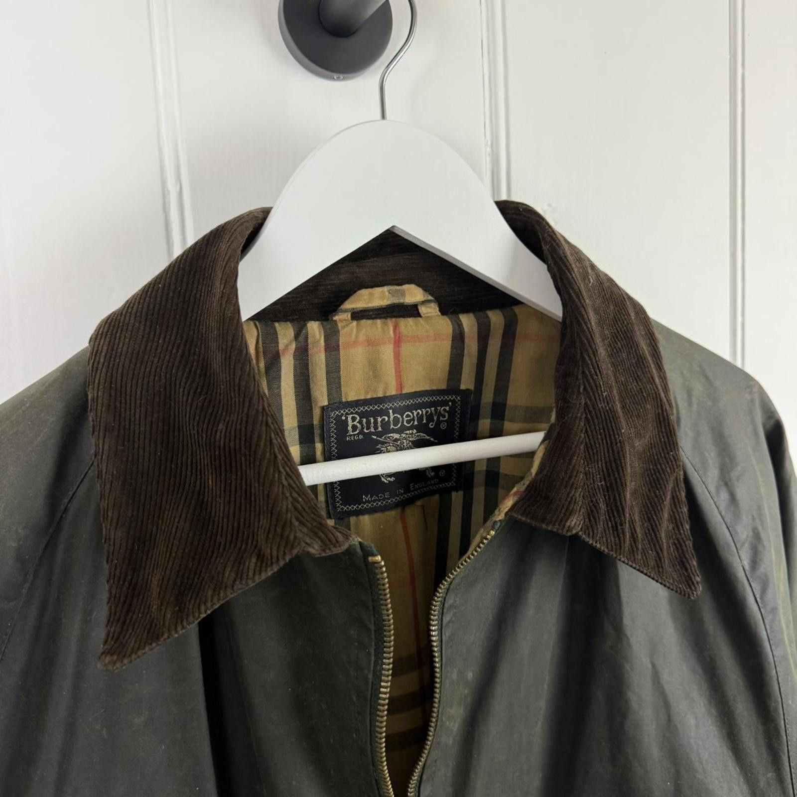 Burberry Vintage Burberrys Wax Jacket Size US S / EU 44-46 / 1 - 4 Thumbnail