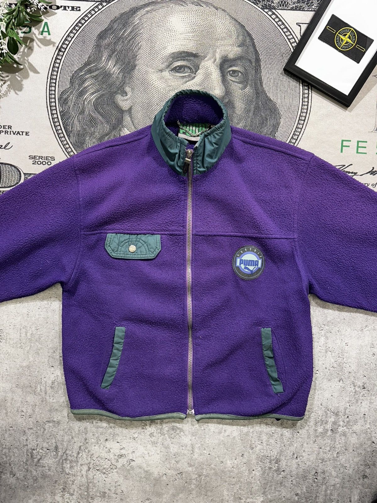 Puma Puma vintage 90’s made in Korea warm zip fleece jacket Size M / US 6-8 / IT 42-44 - 4 Thumbnail