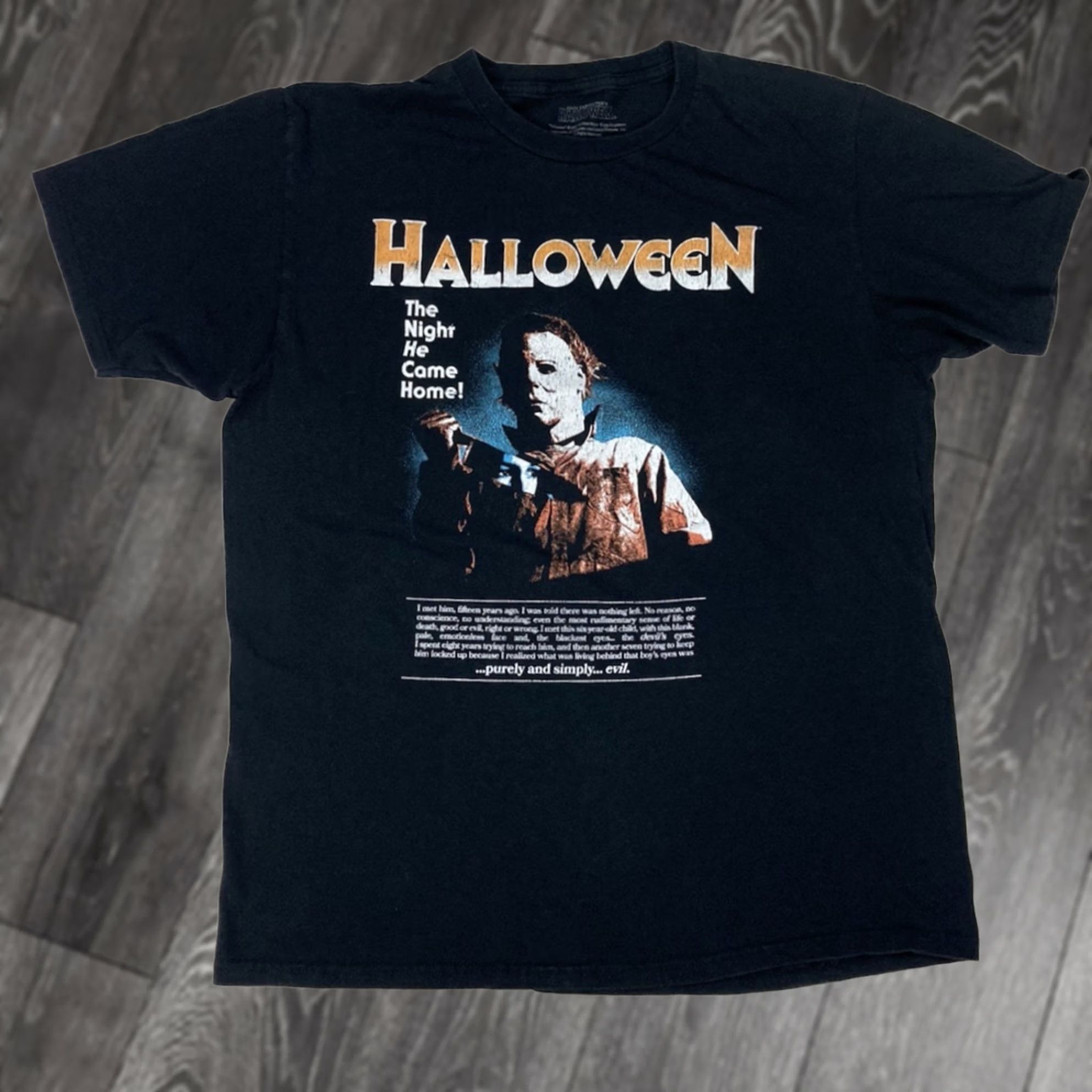 Camel VINTAGE Halloween Graphic T-shirt Men Large The Night He Came Home Size US L / EU 52-54 / 3 - 1 Thumbnail