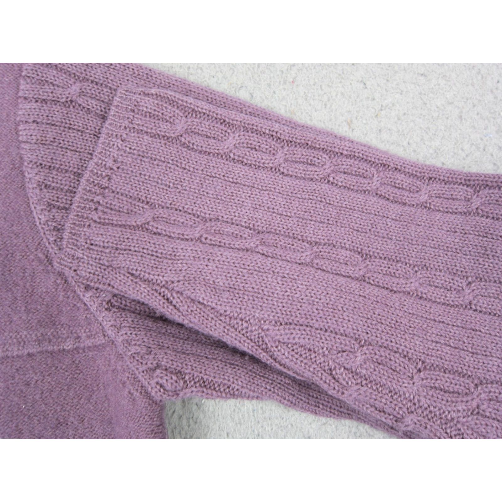 Pendleton VINTAGE Pendleton Cardigan Womens M Purple Wool Knit Sweater Full Zip 80s 90s City Classic Size M / US 6-8 / IT 42-44 - 3 Thumbnail