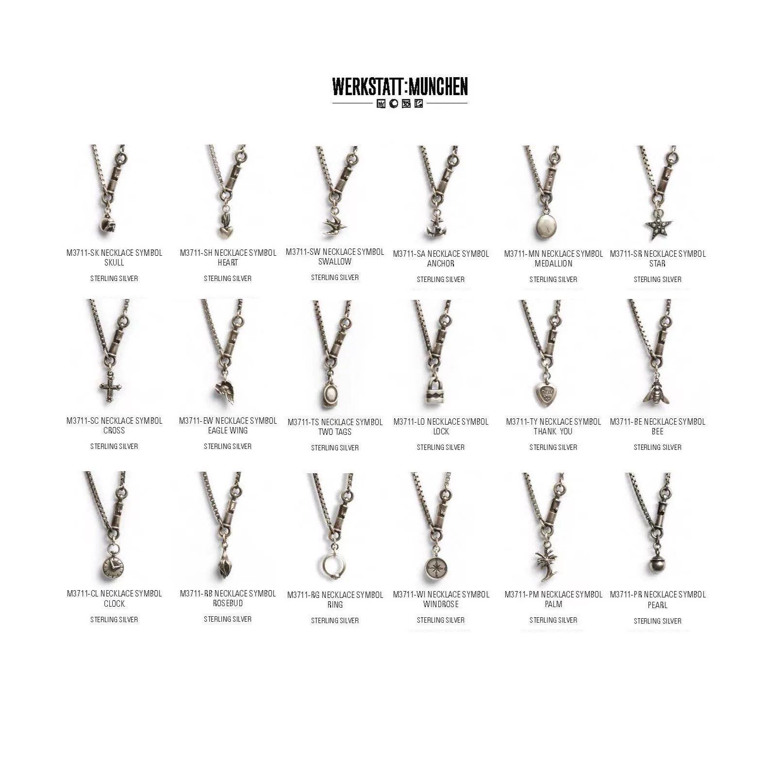 Werkstatt Munchen Werkstatt Munchen M3711 Mini Cube Chain Necklace Spring Size ONE SIZE - 1 Thumbnail