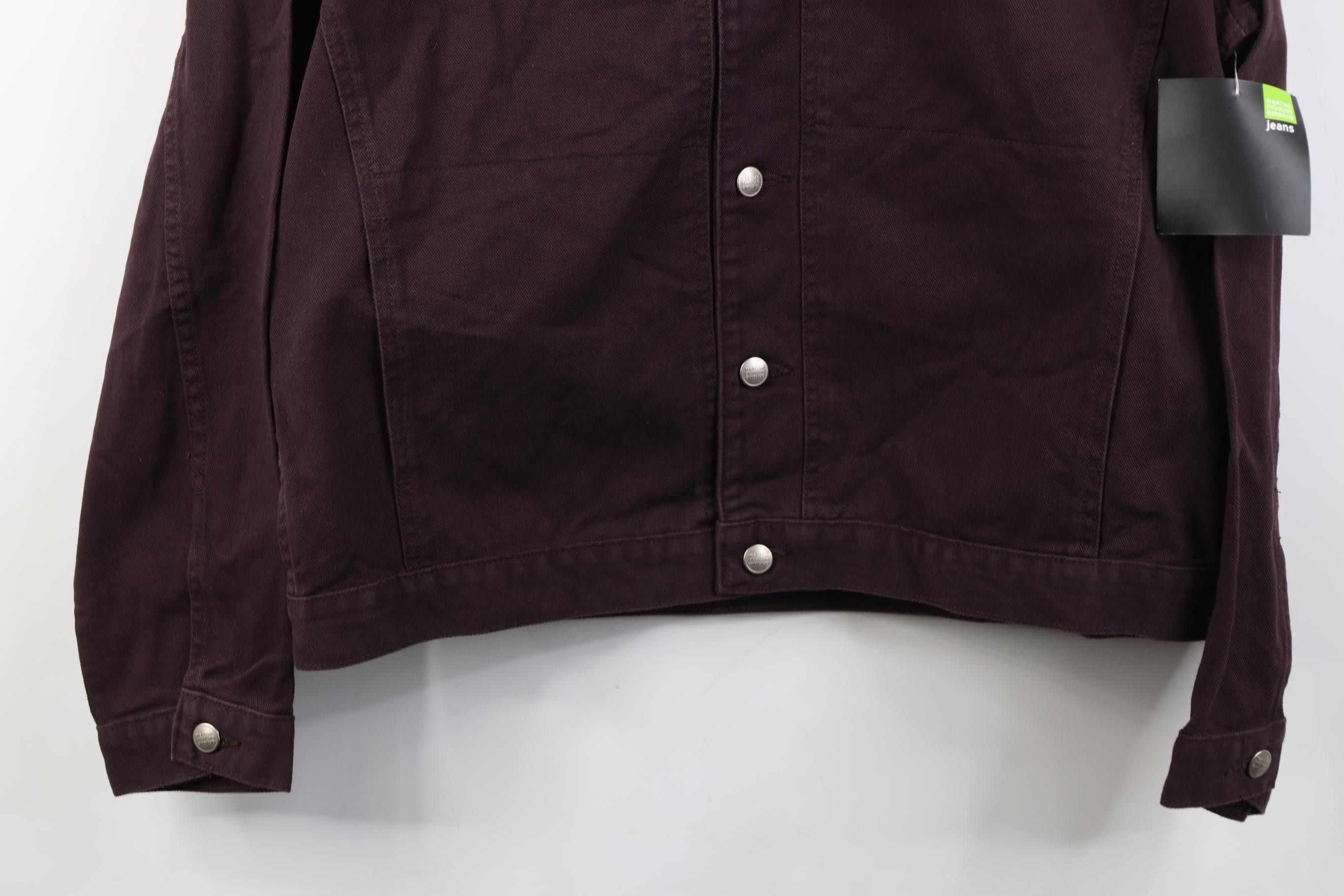 Marithe + Francois Girbaud Deadstock Vintage 90s Marithe Francois Girbaud Jacket Raisin Size US L / EU 52-54 / 3 - 3 Thumbnail