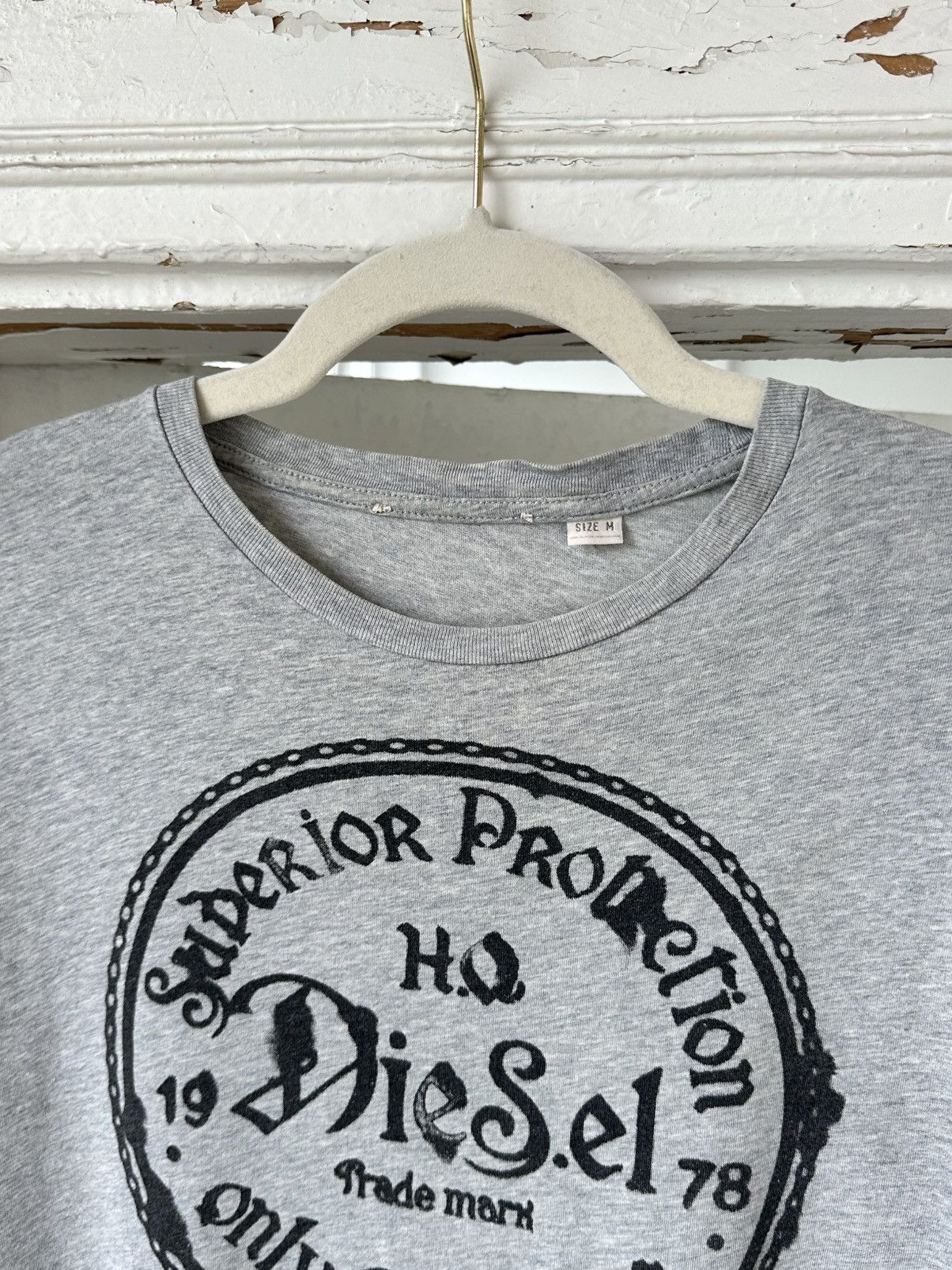 Diesel Vintage Diesel Gray T-shirt Size US M / EU 48-50 / 2 - 7 Thumbnail