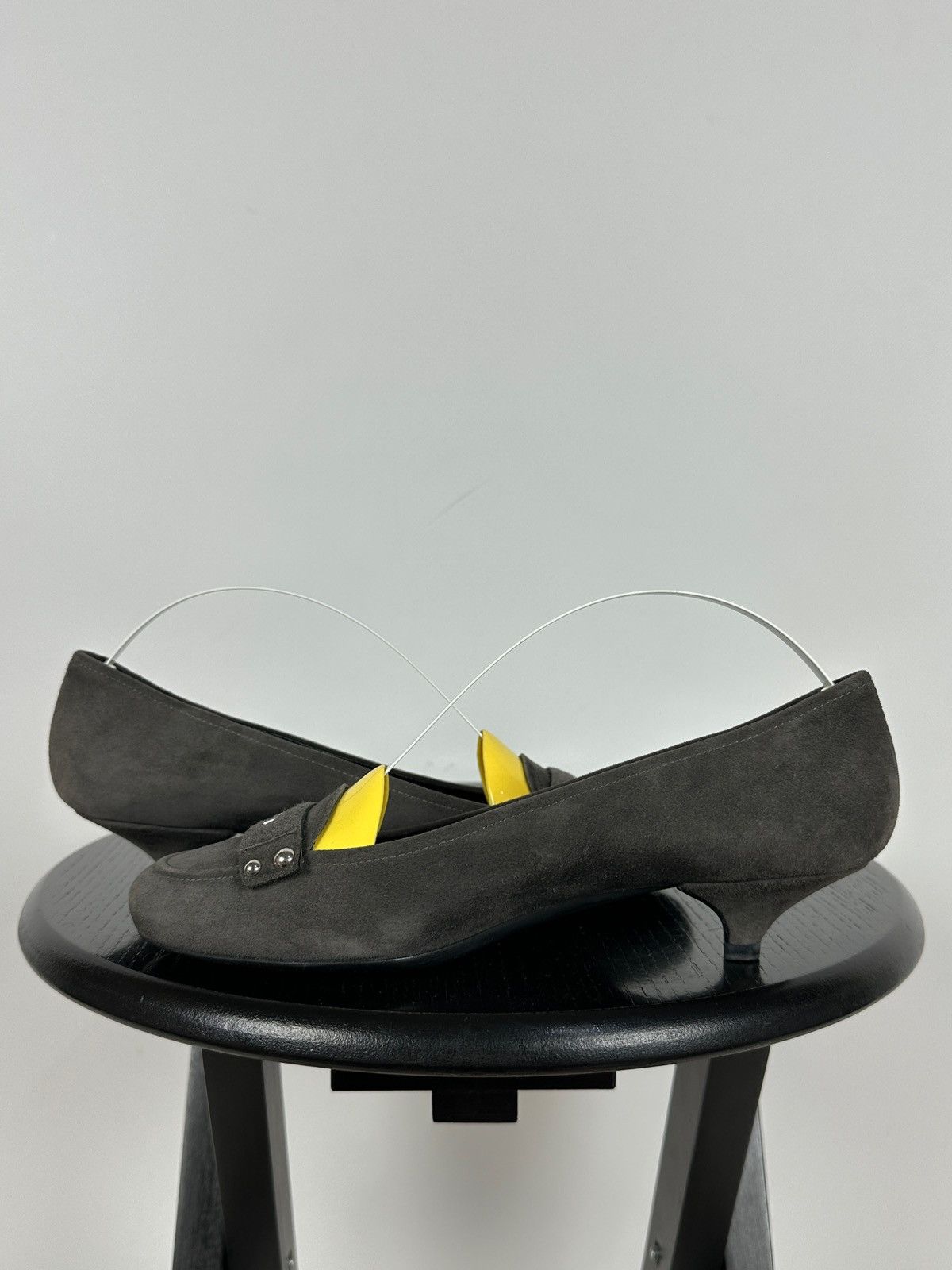Prada Prada Gray Suede Loafers Moccasins Slip-On Shoes Size US 6.5 / IT 36.5 - 12 Thumbnail