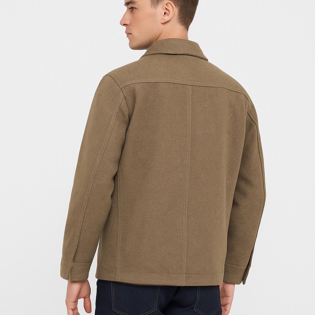 Vintage Japanese Wool Blend Field Jacket Brown Olive Workwear Style Size US M / EU 48-50 / 2 - 3 Thumbnail