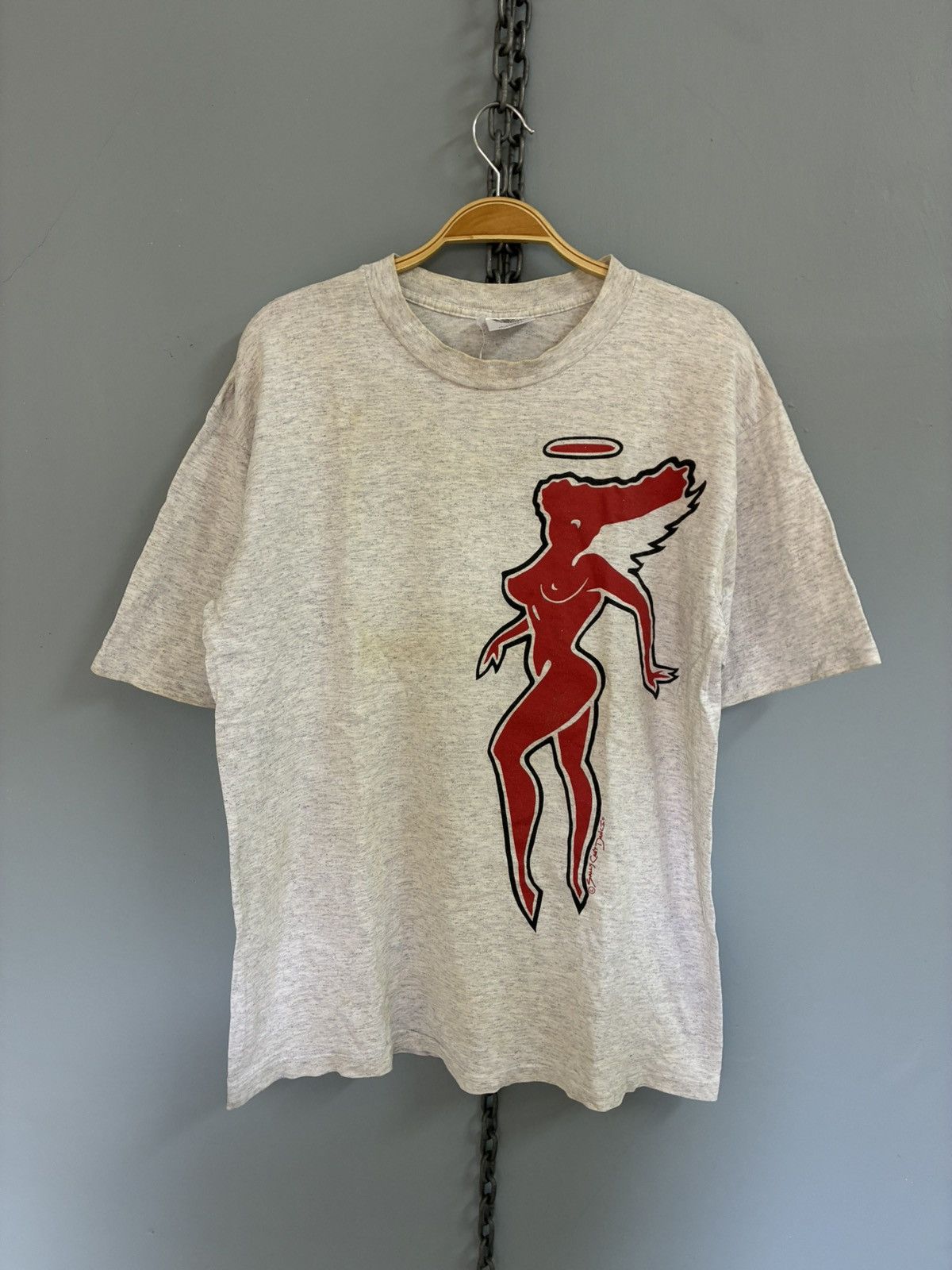 Vintage Vintage 90s Sally Can’t Dance SCD surf brand t shirt Size US L / EU 52-54 / 3 - 1 Thumbnail