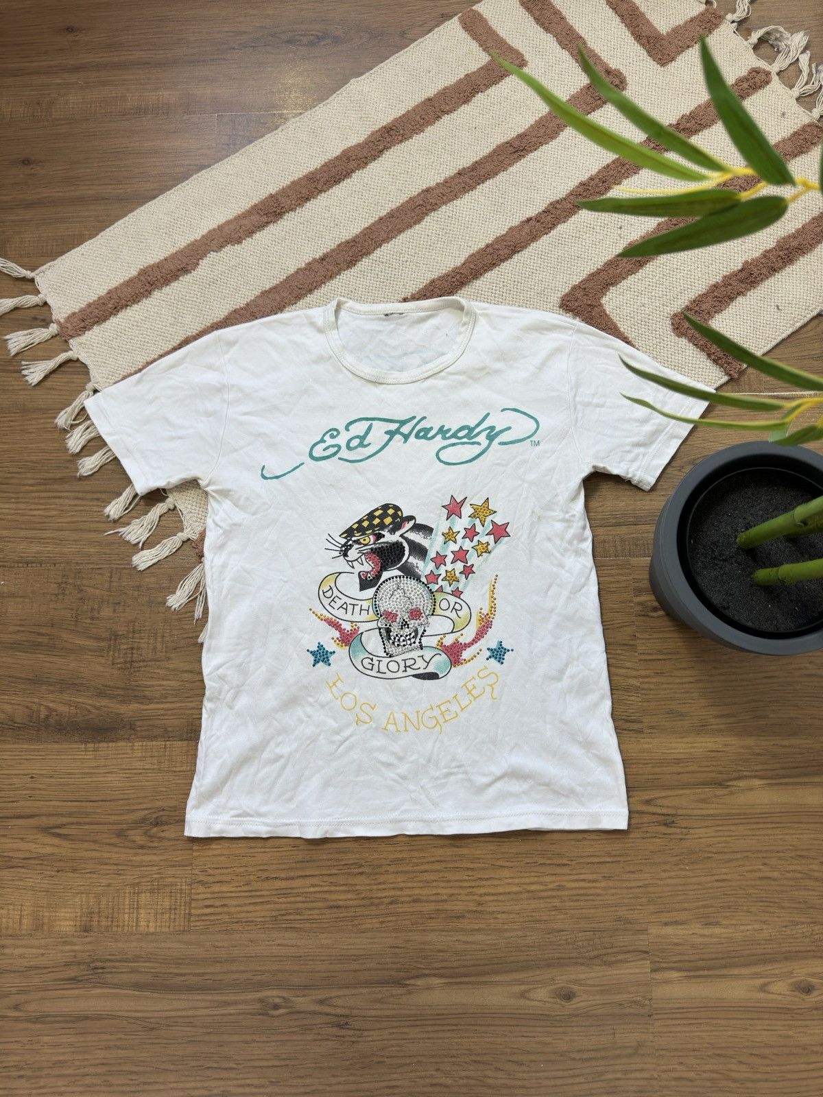 Ed Hardy VINTAGE ED HARDY BY CHRISTIAN AUDIGIER TEE Size M / US 6-8 / IT 42-44 - 1 Thumbnail