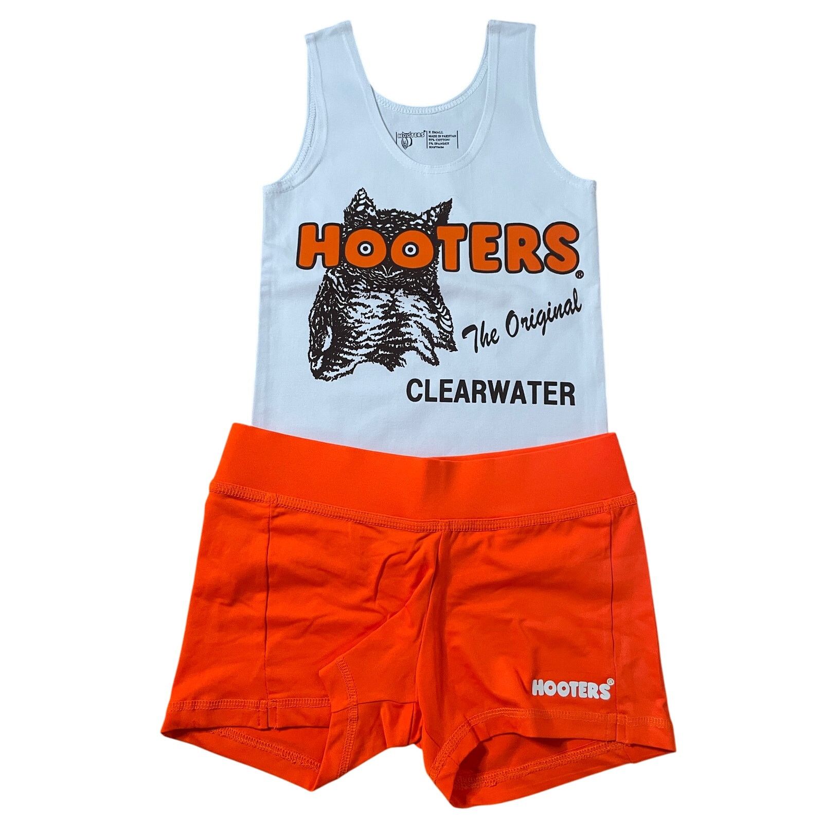 Other New Hooters Tank Shorts Pouch Name Tag Socks Pantyhose Xs Size XS / US 0-2 / IT 36-38 - 6 Thumbnail