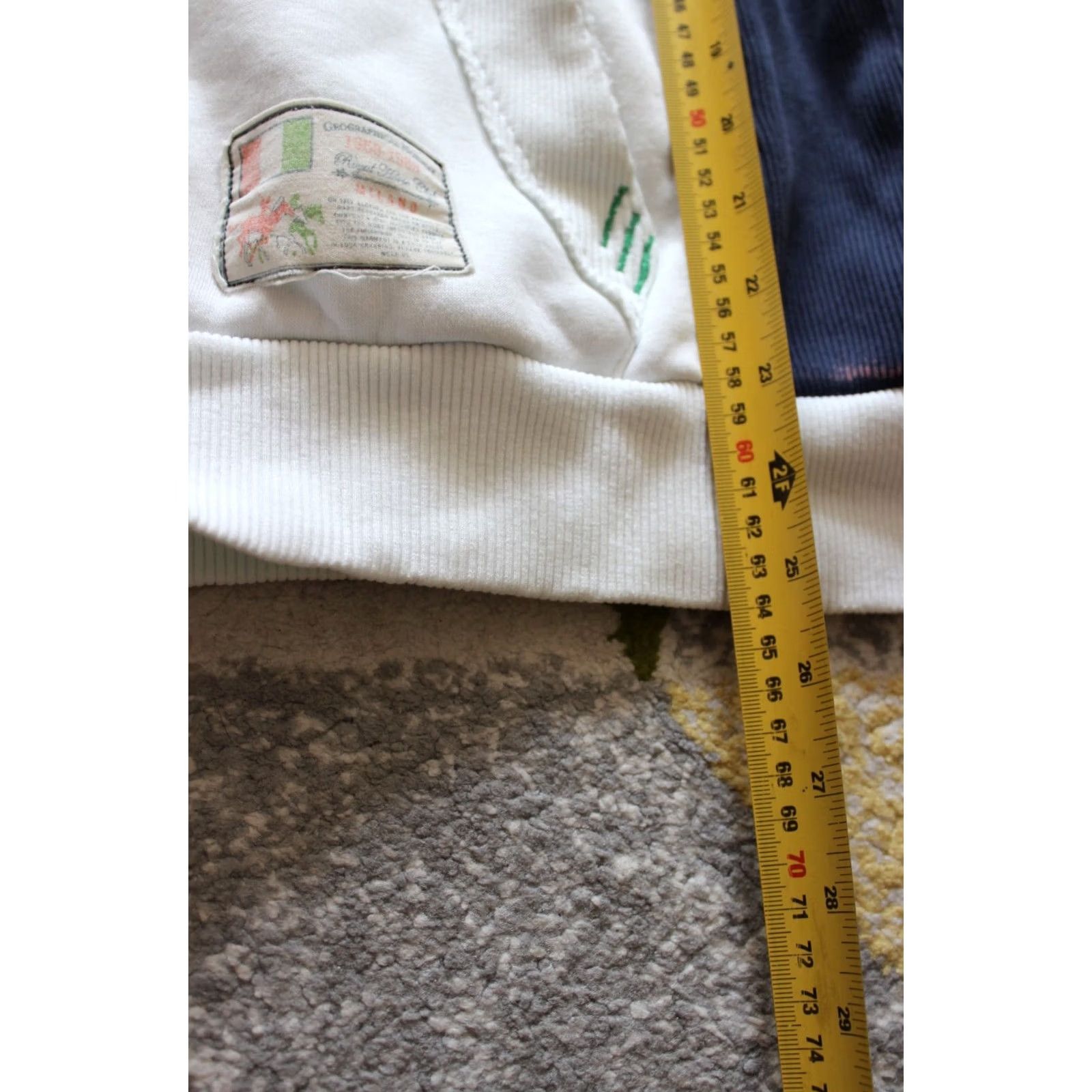 Vintage Norway Geographical Italia Polo Team Hoodie Jacket Zip L White Mens Regular Size L Hoodie Women none? Size US L / EU 52-54 / 3 - 6 Thumbnail
