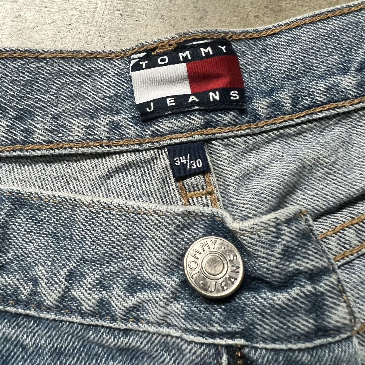 Tommy Hilfiger × Vintage Vintage 2000’s Tommy Hilfiger BAGGY Wide-Leg Denim Jeans Size US 34 / EU 50 - 8 Thumbnail