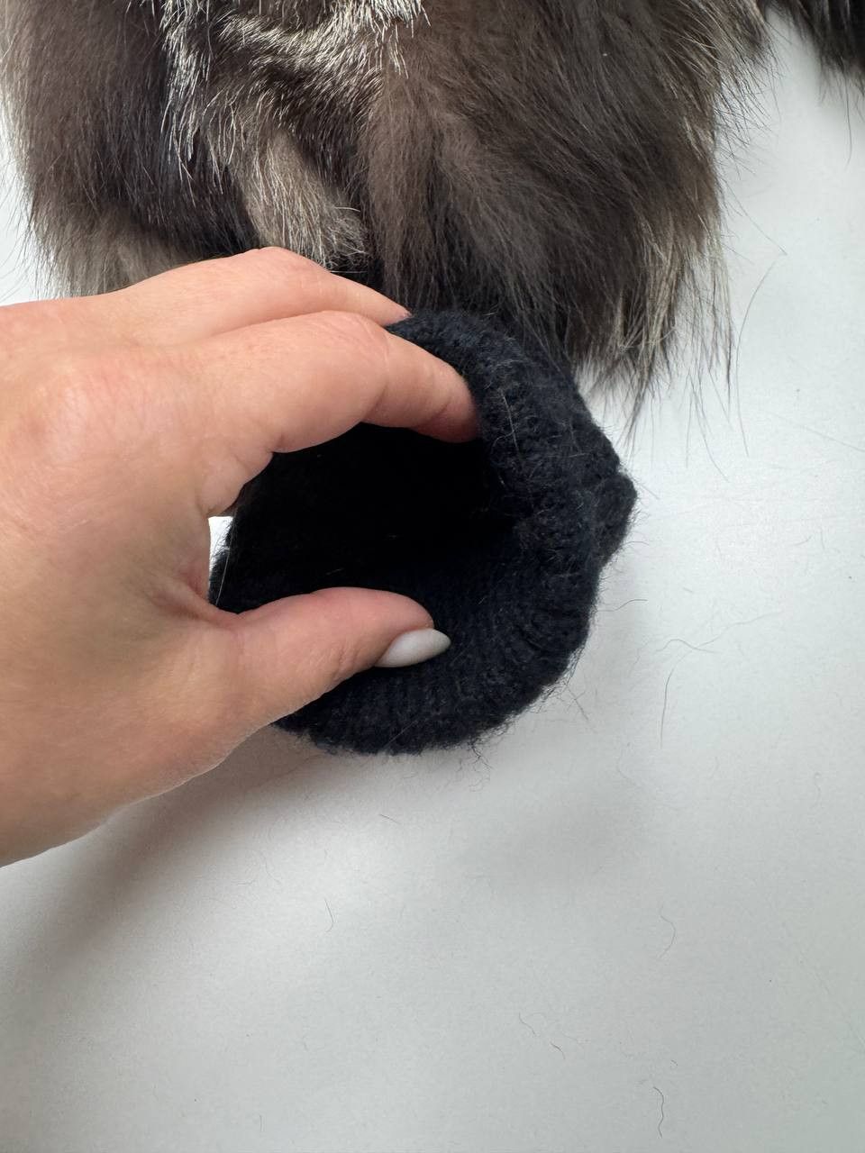 Vintage Vintage Real Fur Knit Trim Jacket, M, 2000s Size M / US 6-8 / IT 42-44 - 7 Thumbnail