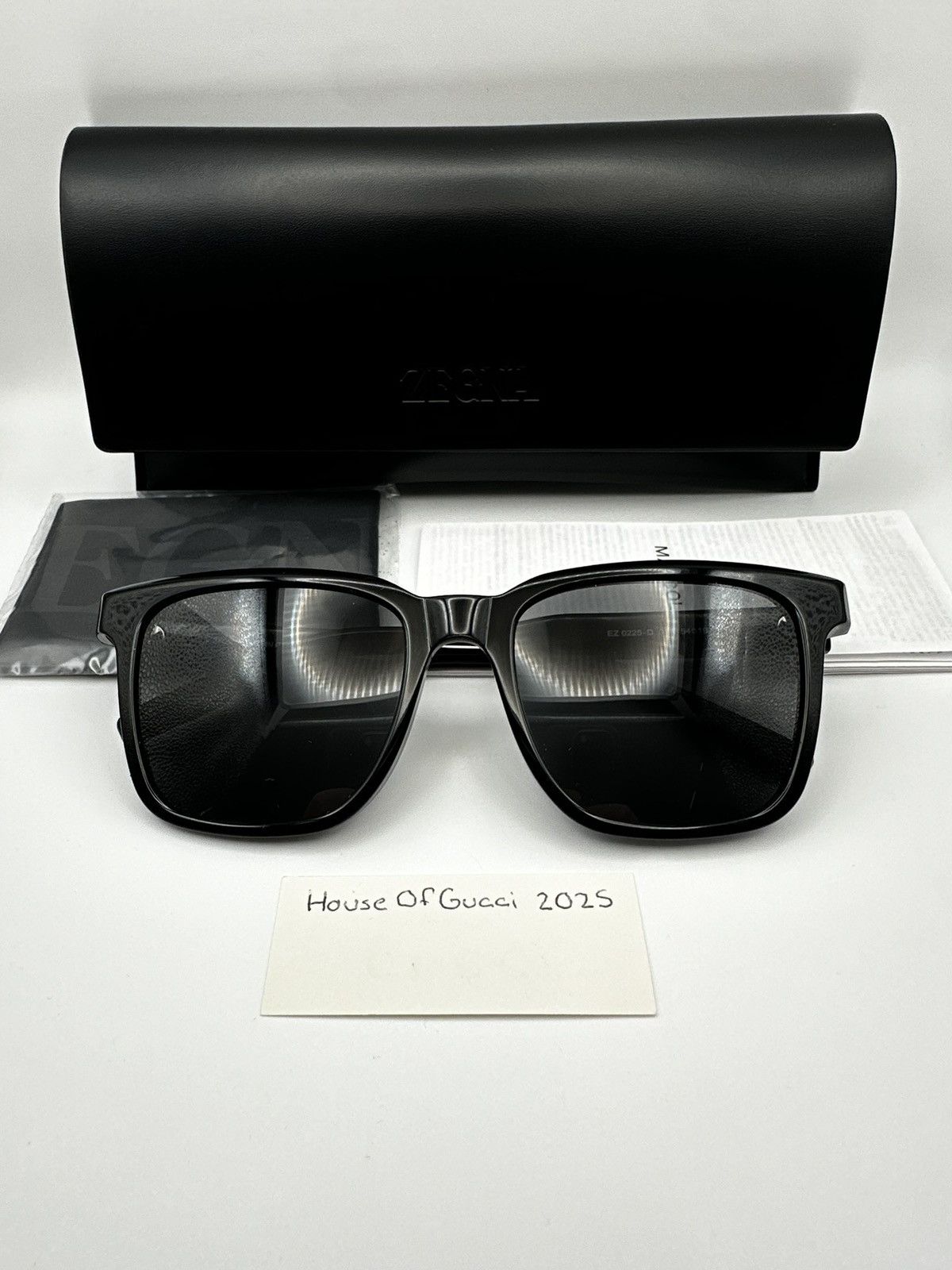 Ermenegildo Zegna Zegna Acetate Sunglasses Size ONE SIZE - 4 Thumbnail