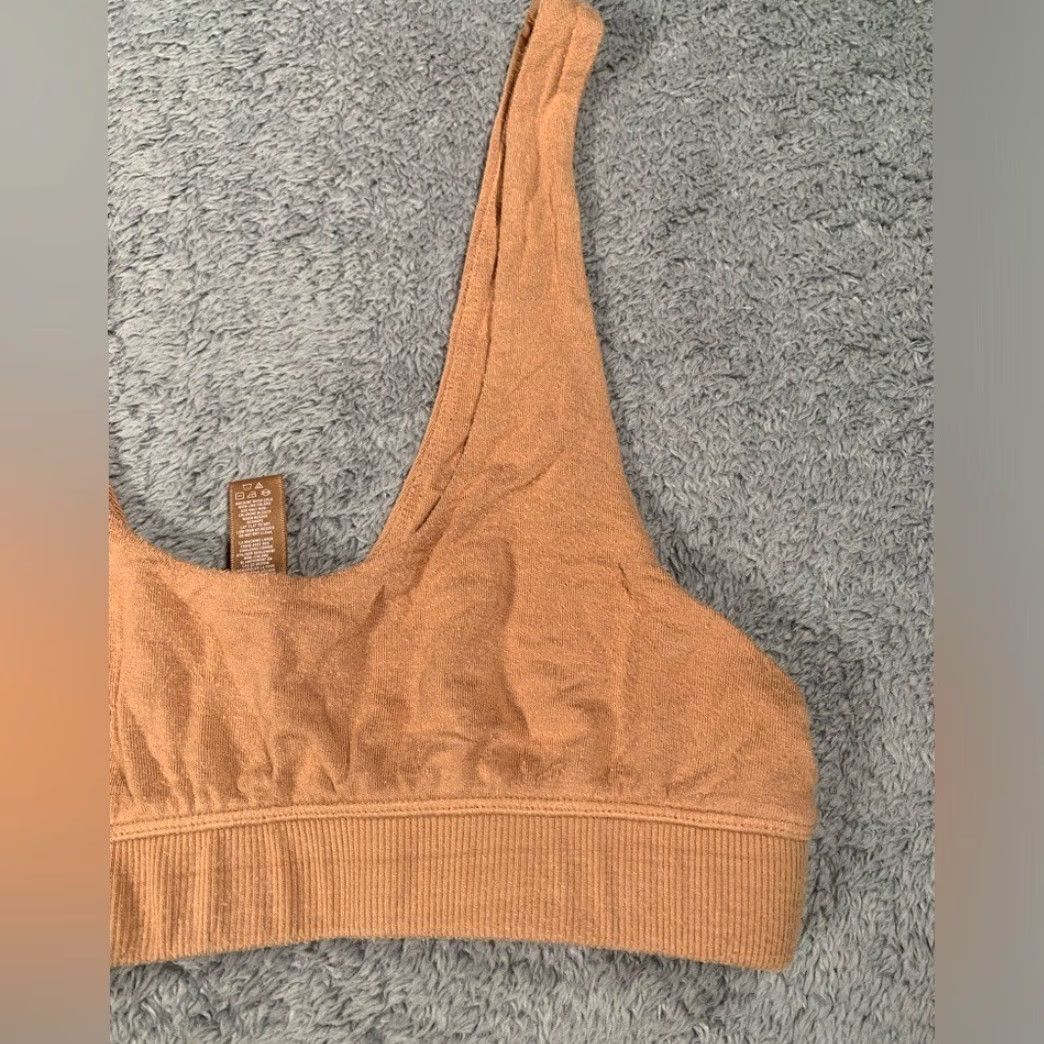 SKIMS Skims Tan Bra Bralette M Beige Women Bralette Medium Size ONE SIZE - 3 Thumbnail