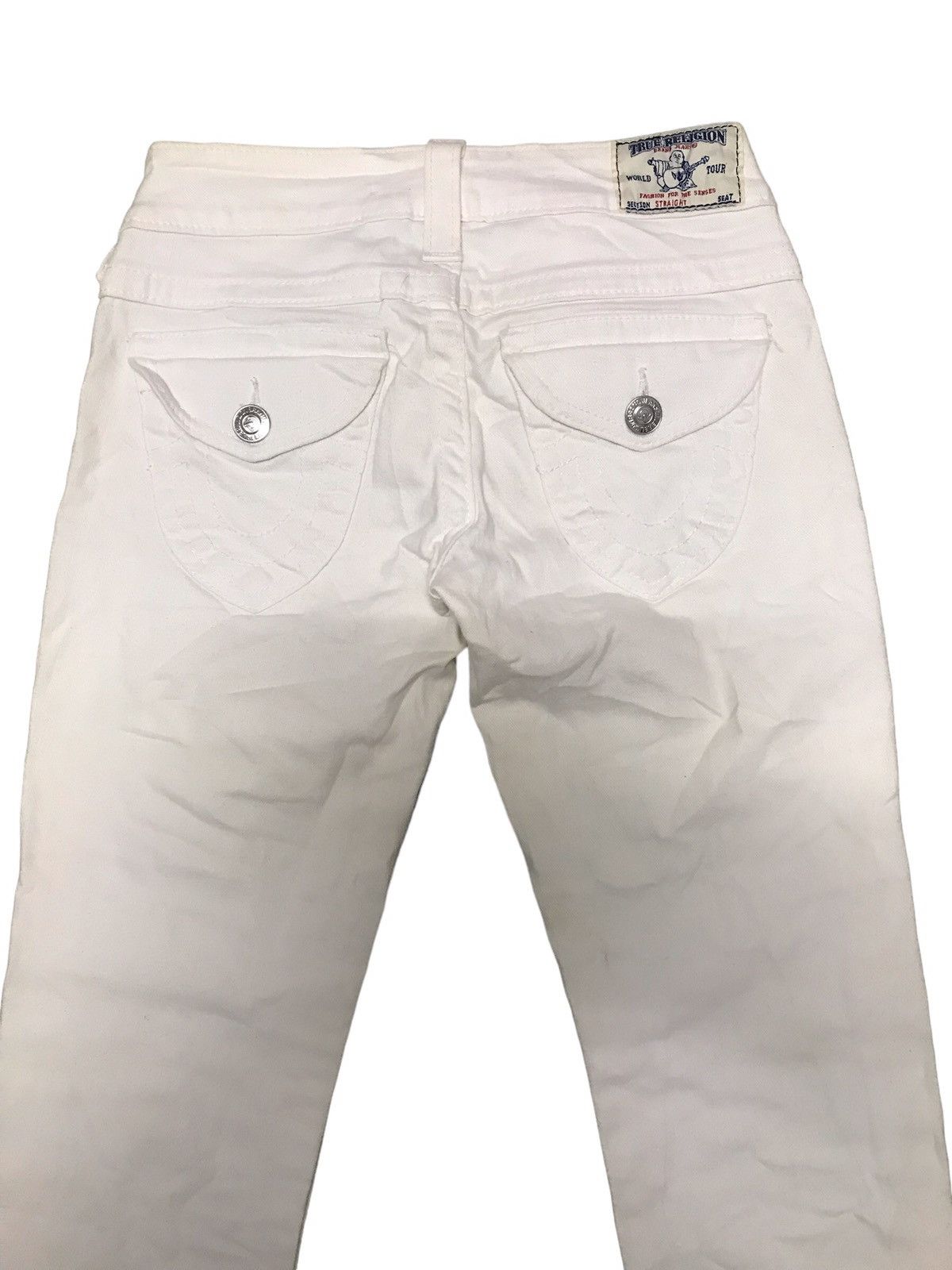 True Religion Vintage True Religion White Straight Jeans Size US 28 / EU 44 - 11 Thumbnail