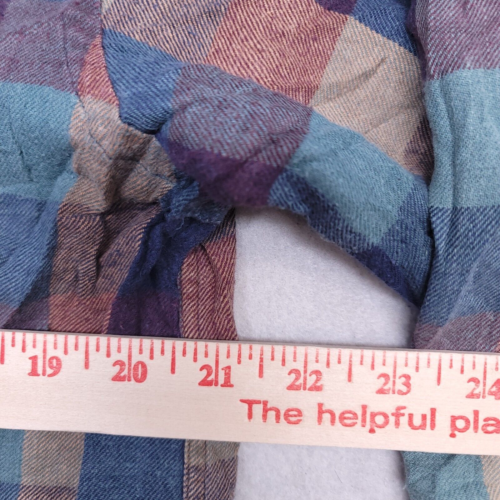 Arrow Arrow Gingham Flannel Casual Shirt Mens Size Large L Blue Size US L / EU 52-54 / 3 - 8 Thumbnail