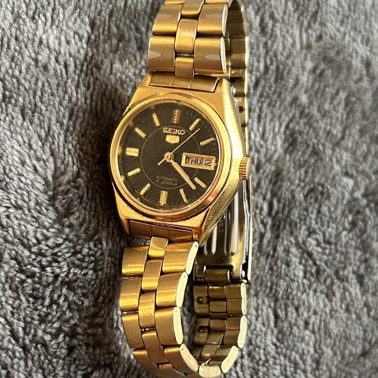 Seiko Seiko 5 Gold Tone Women's Watch Size ONE SIZE - 1 Thumbnail