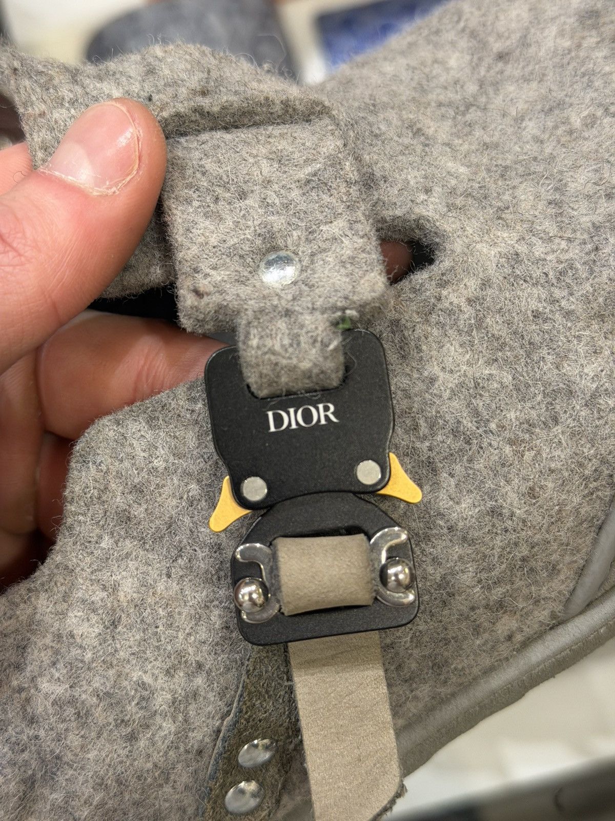 Dior Dior x Birkenstock Felt Clog - Grey Size US 9 / EU 42 - 8 Thumbnail