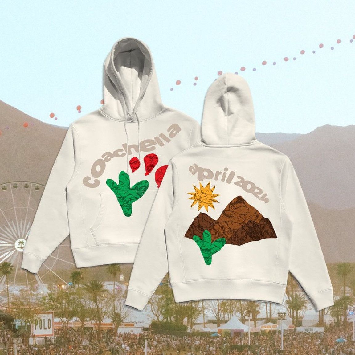 Coachella Coachella 2024 EXCLUSIVE Presale hoodie RARE SZ M or L Size US L / EU 52-54 / 3 - 1 Thumbnail