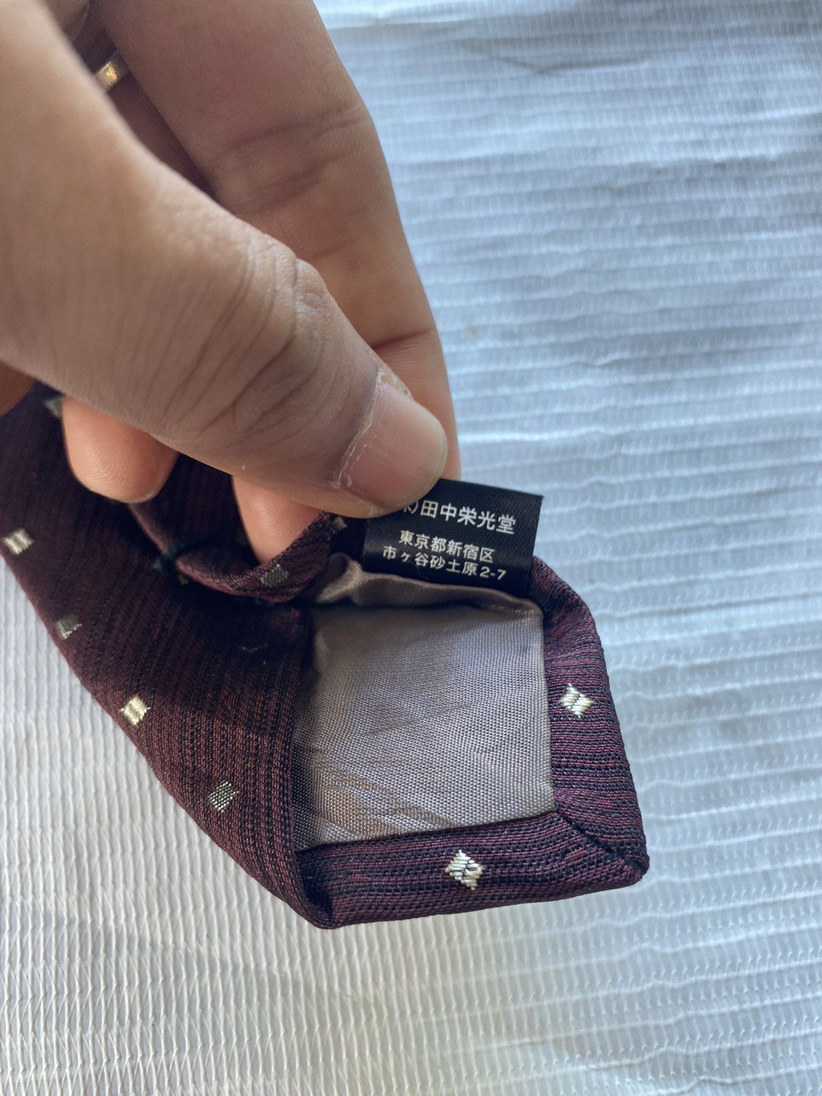 Issey Miyake × SikSilk 🔥 Vintage Issey Miyake Silk Neck Tie Size ONE SIZE - 3 Thumbnail