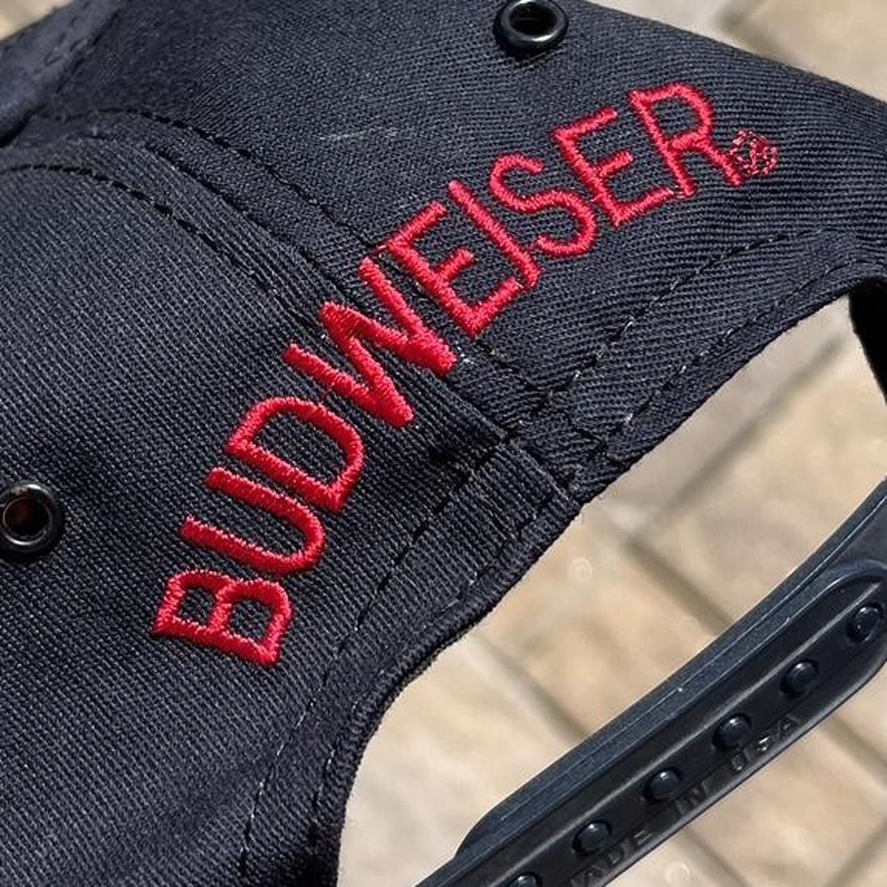 Budweiser × Vintage Vintage 90s Budweiser Racing Essential SnapBack Hat Size ONE SIZE - 4 Thumbnail